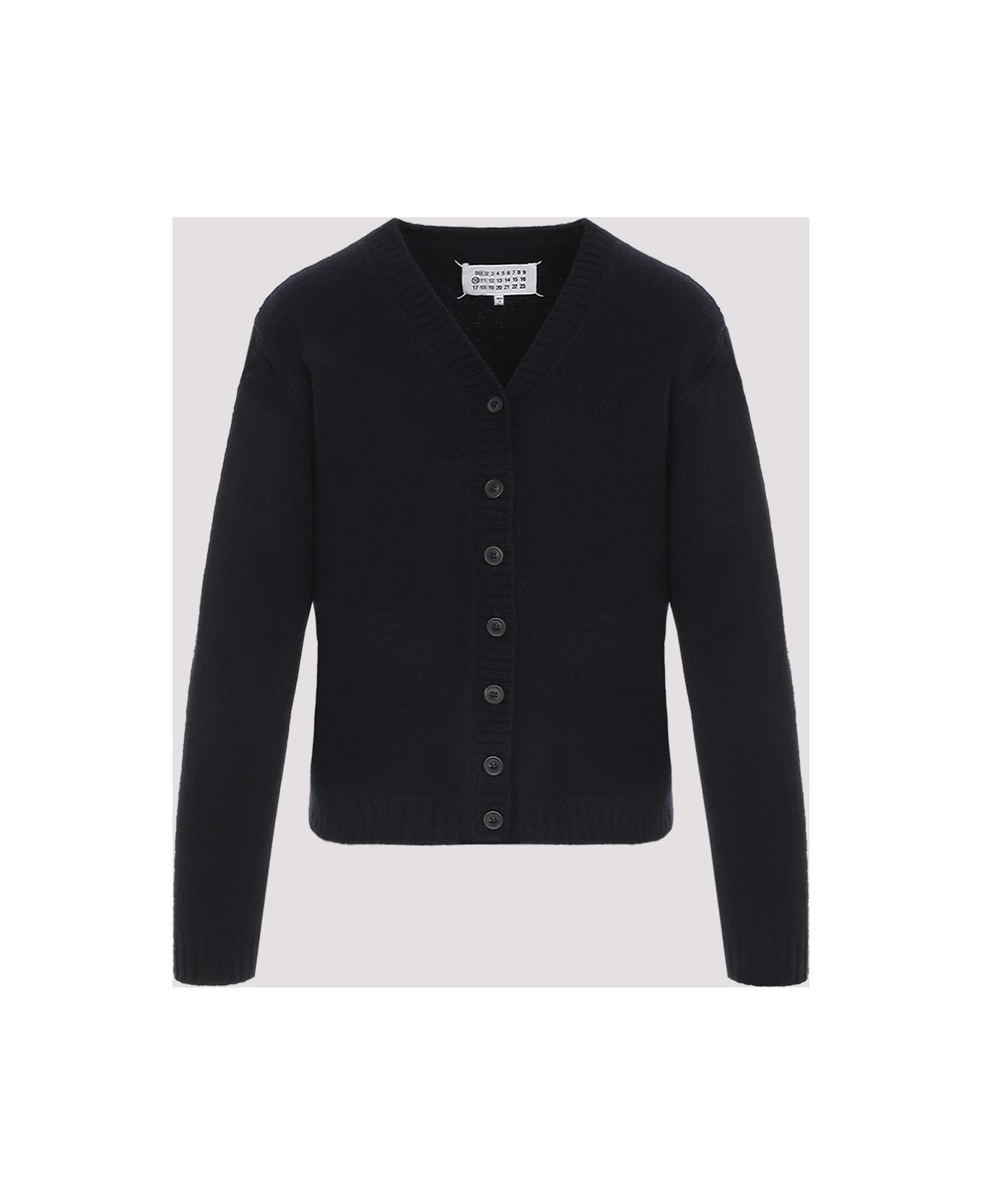 Maison Margiela Wool Cardigan - Navy