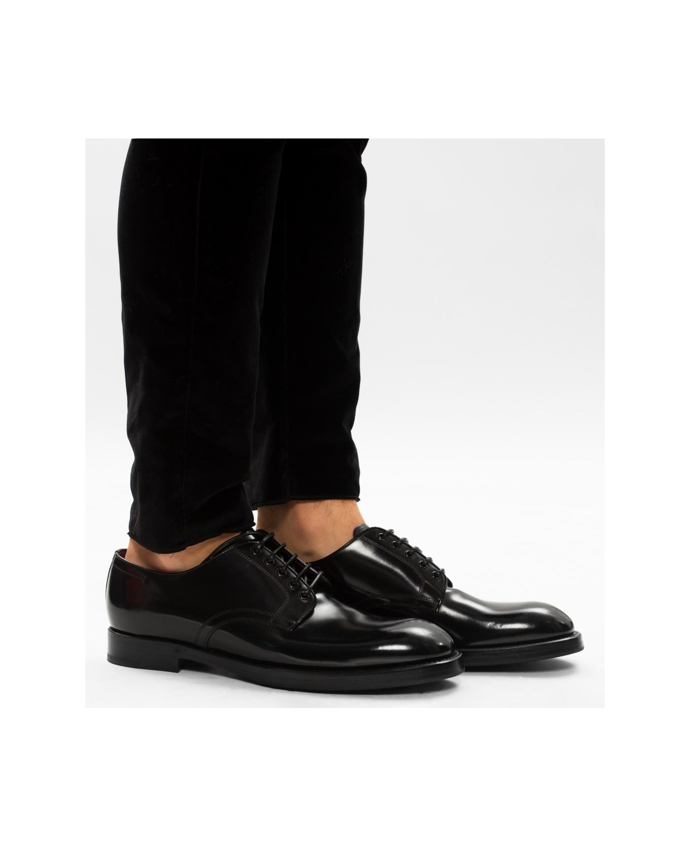 Dolce 
Gabbana Leather Derby Shoes - Multi