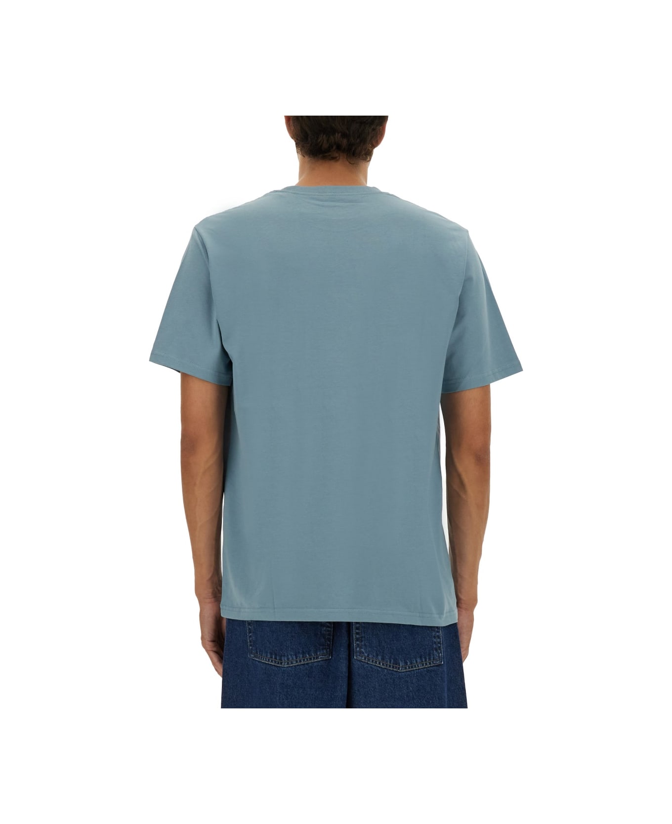 Carhartt T-shirt With Pocket - AZURE