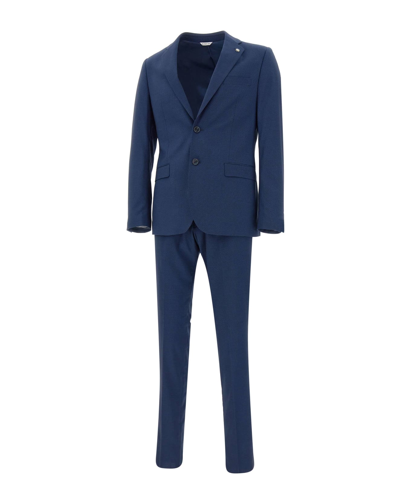 Manuel Ritz Two-piece Viscose Suit - BLUE