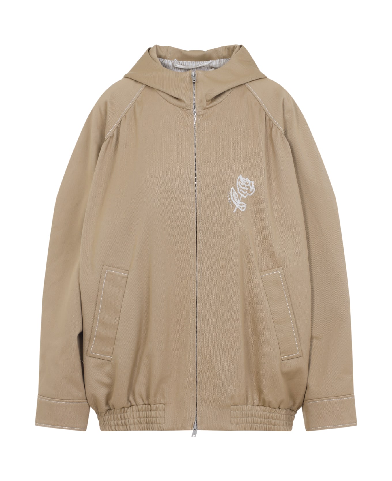 Marni Cotton Bomber Jacket - Cement ジャケット