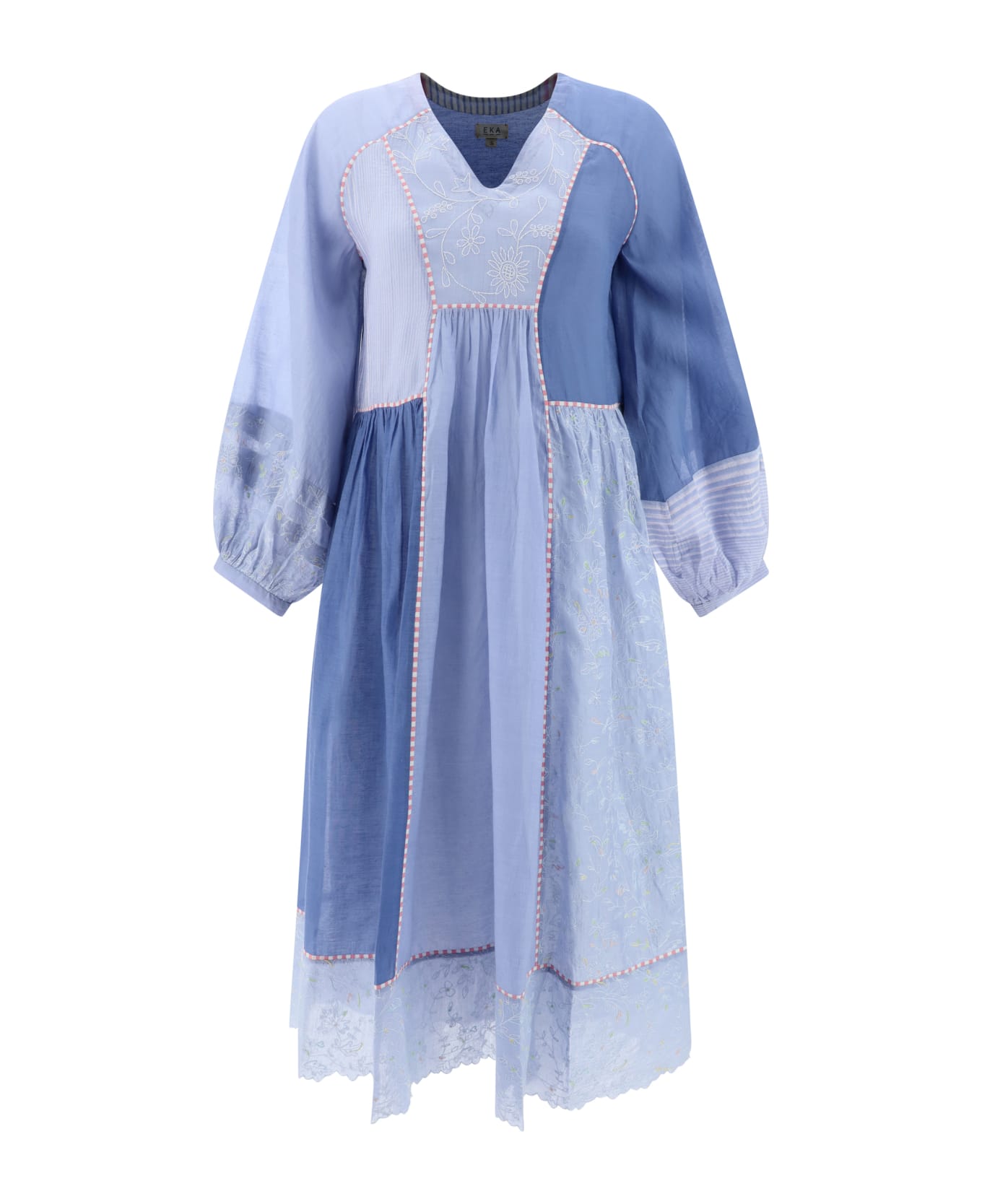 Eka Veria Long Dress - Powder Blue