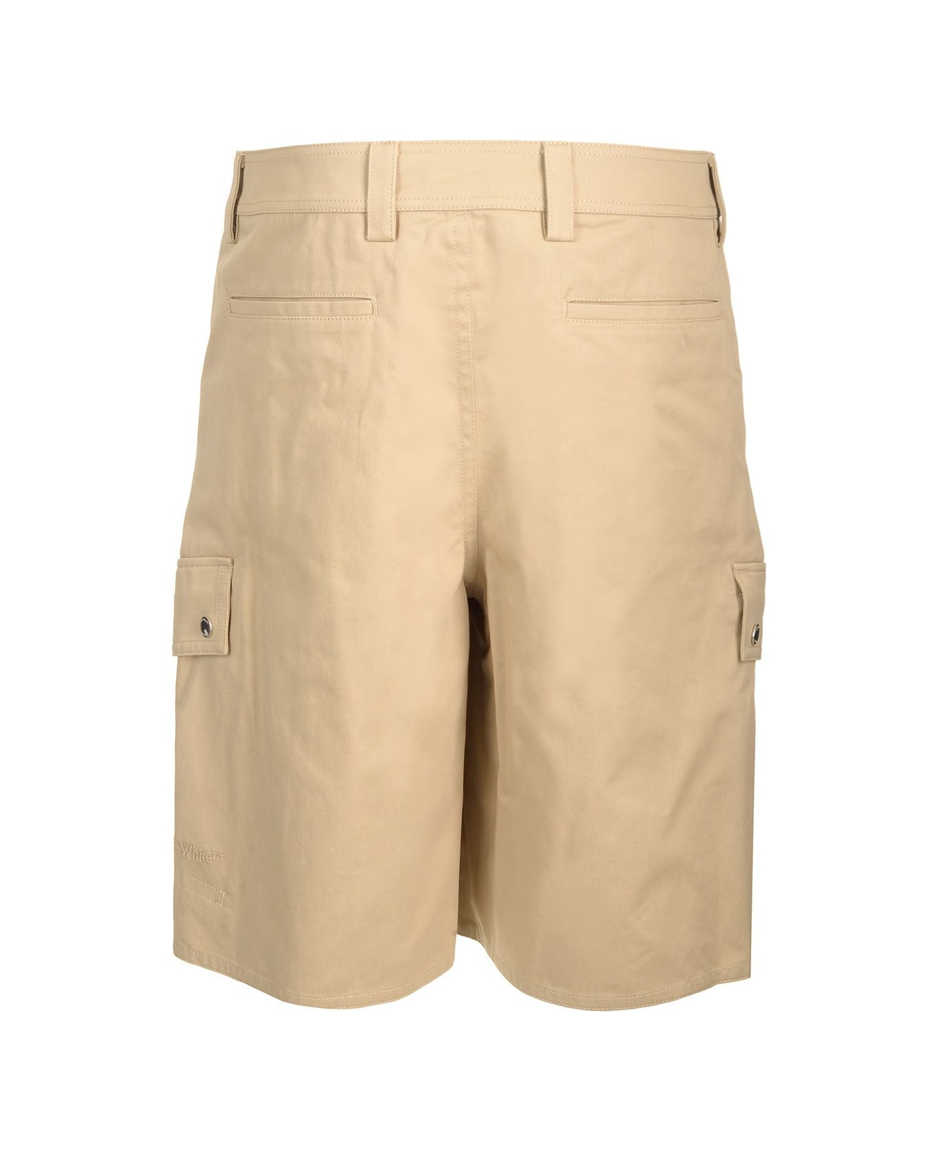 Off-White Cargo Shorts - Beige