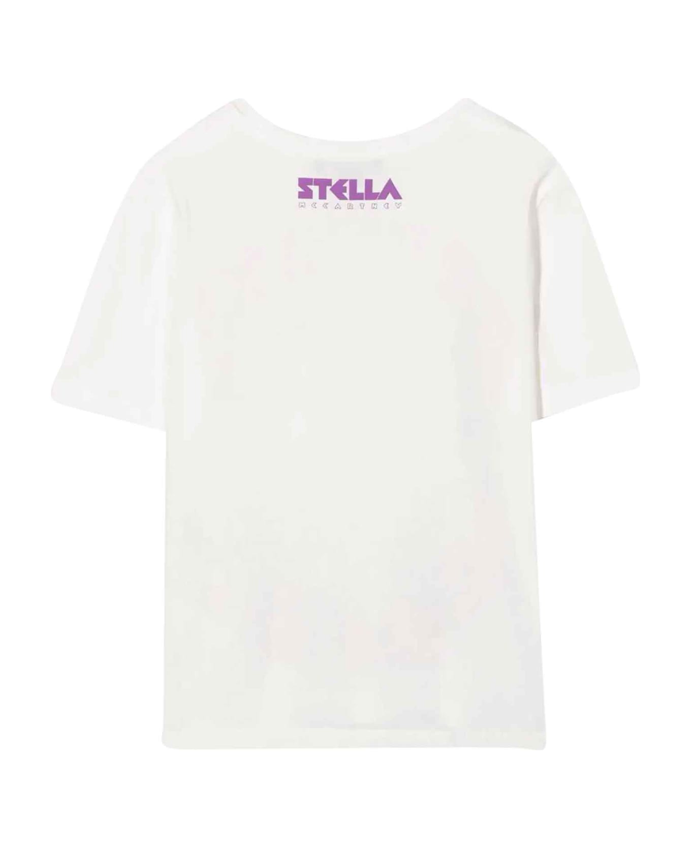 Stella McCartney Kids White T-shirt Girl - Bianco
