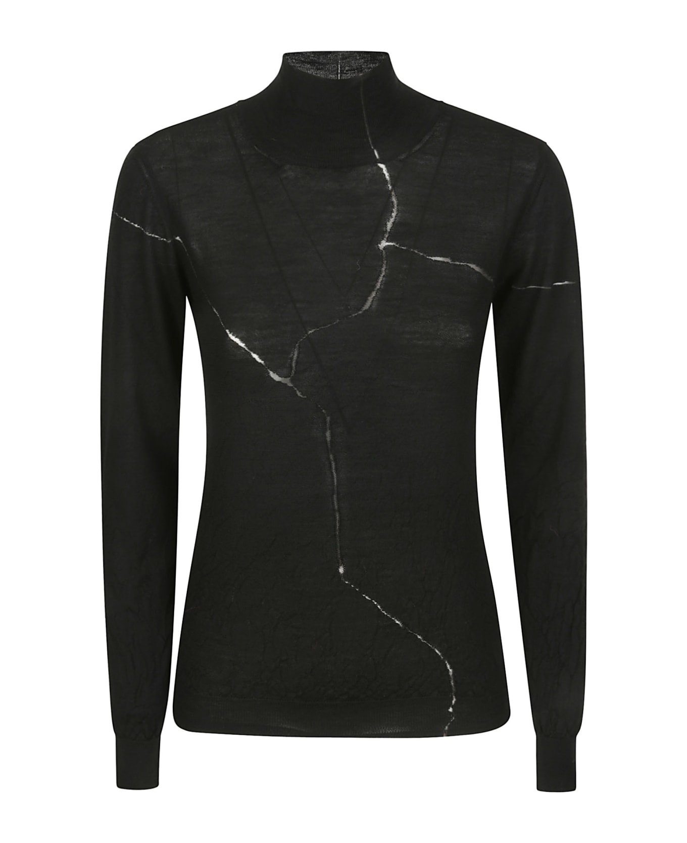 Stefano Mortari High Neck Sweater With Transparency - 006