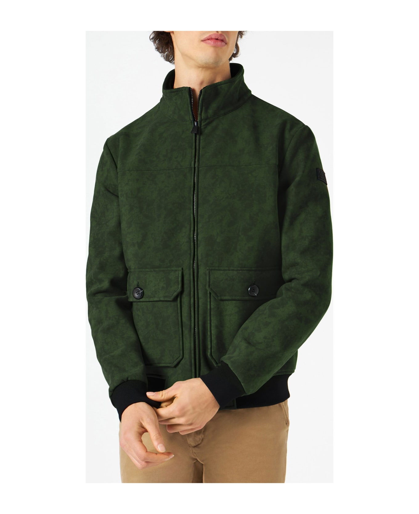 MC2 Saint Barth Man British Green Thermo Jacket - GREEN