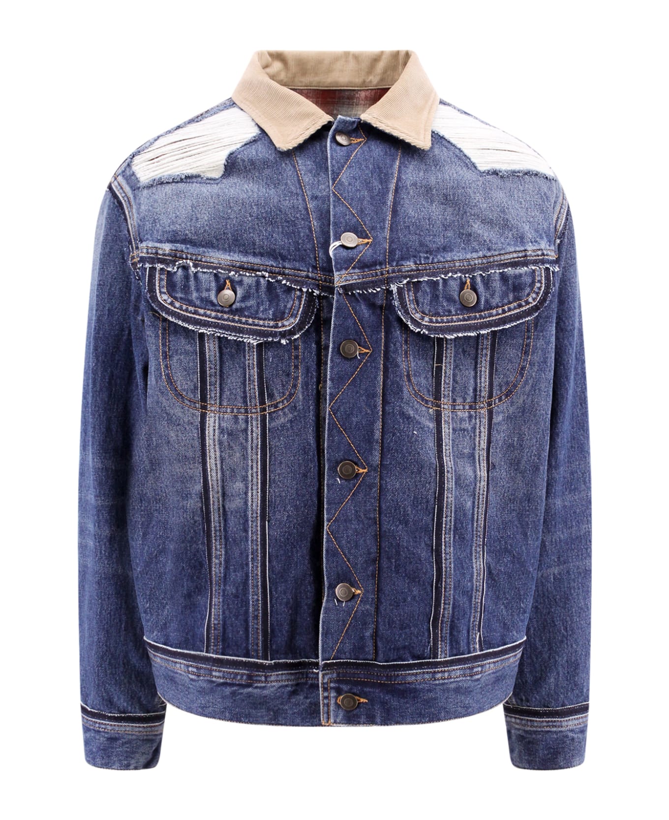 Maison Margiela Denim Jackets - Blue