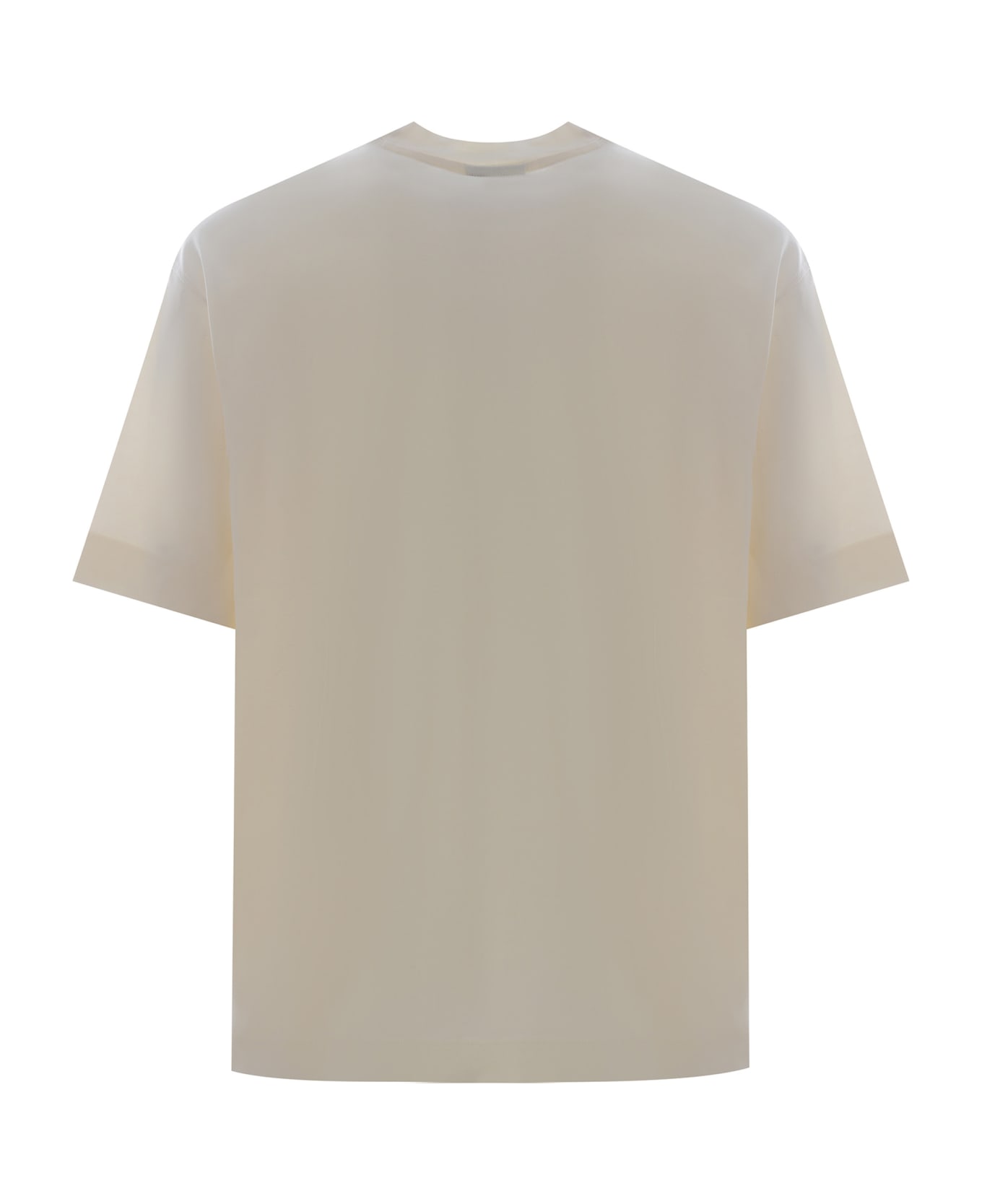 Emporio Armani T-shirt Emporio Armani Made Of Cotton - Crema