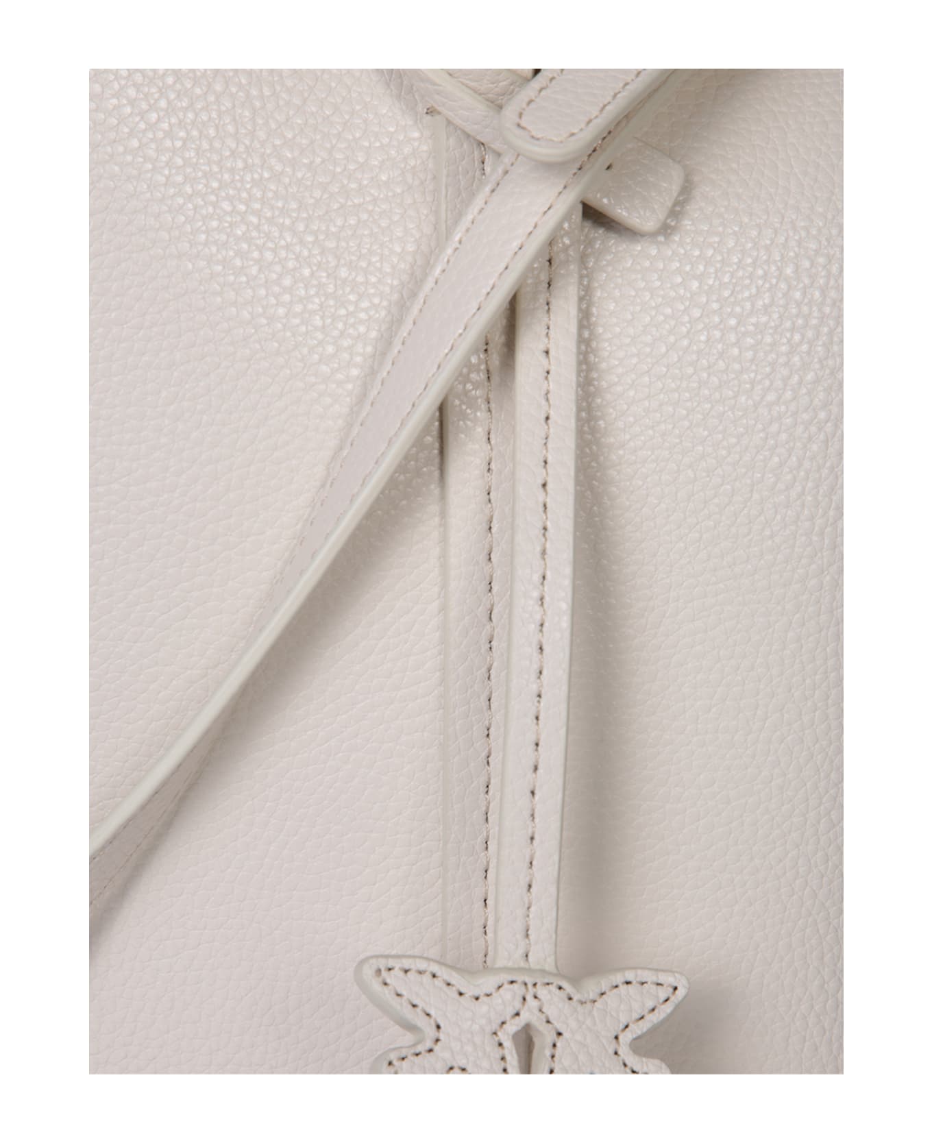 Pinko 'carrie Shopper' Bag In White - White