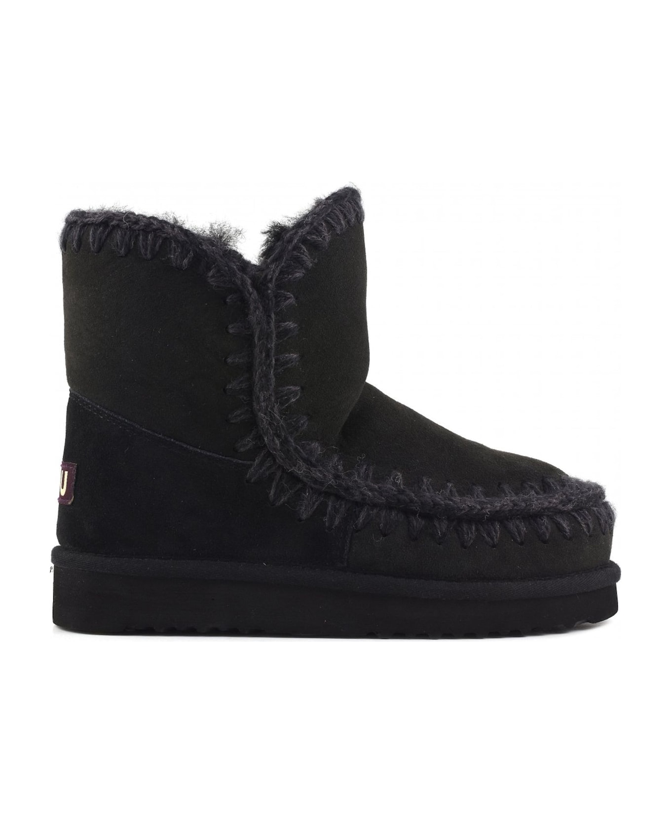 Mou Black Double-face Sheepskin Eskimo 18 - Black