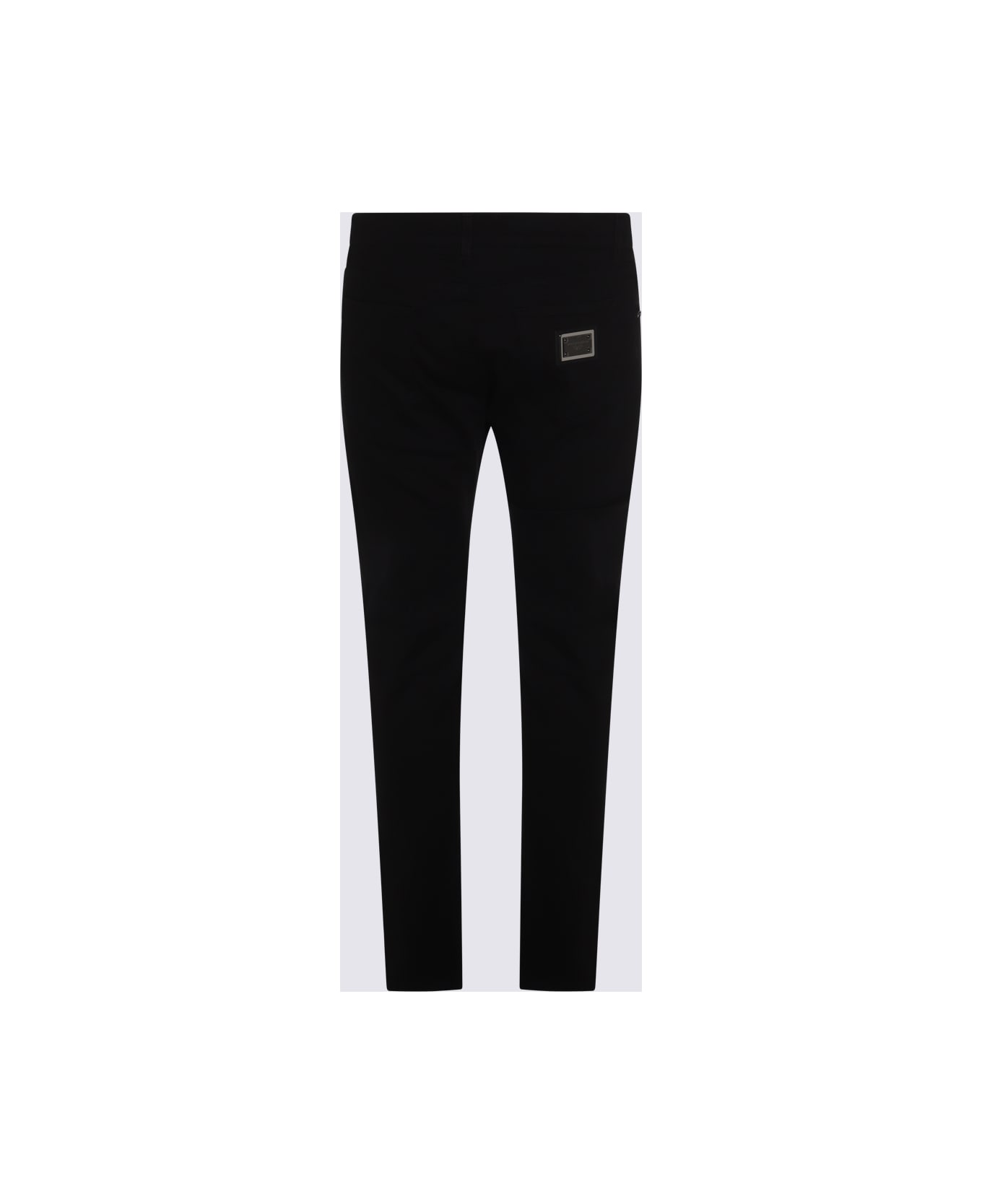 Dolce 
Gabbana Black Cotton Jeans - Black