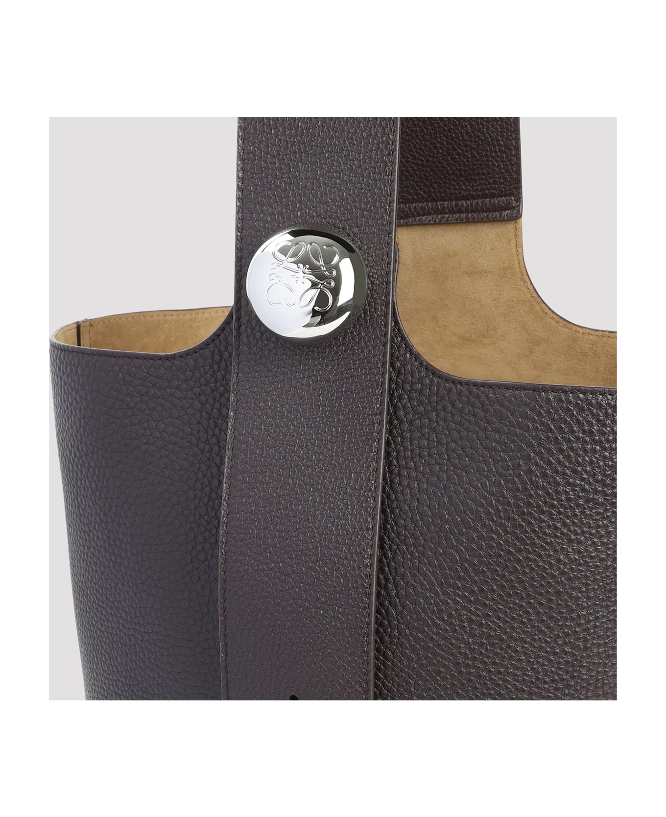 Loewe Pebble Large Bucket Bag - Oxblood