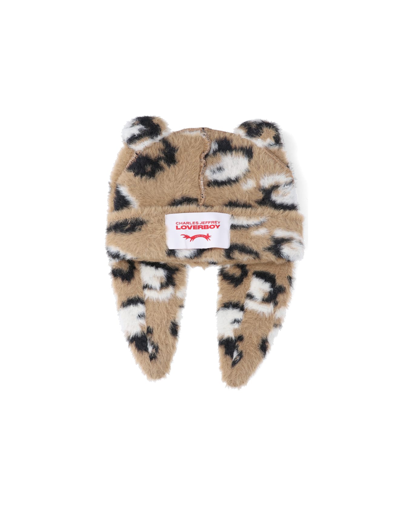 Charles Jeffrey Loverboy 帽子 Fluffy Chunky Rabbit Beanie Charles Jeffrey Loverboy Black Fluffy Chunky Rabbit Beanie