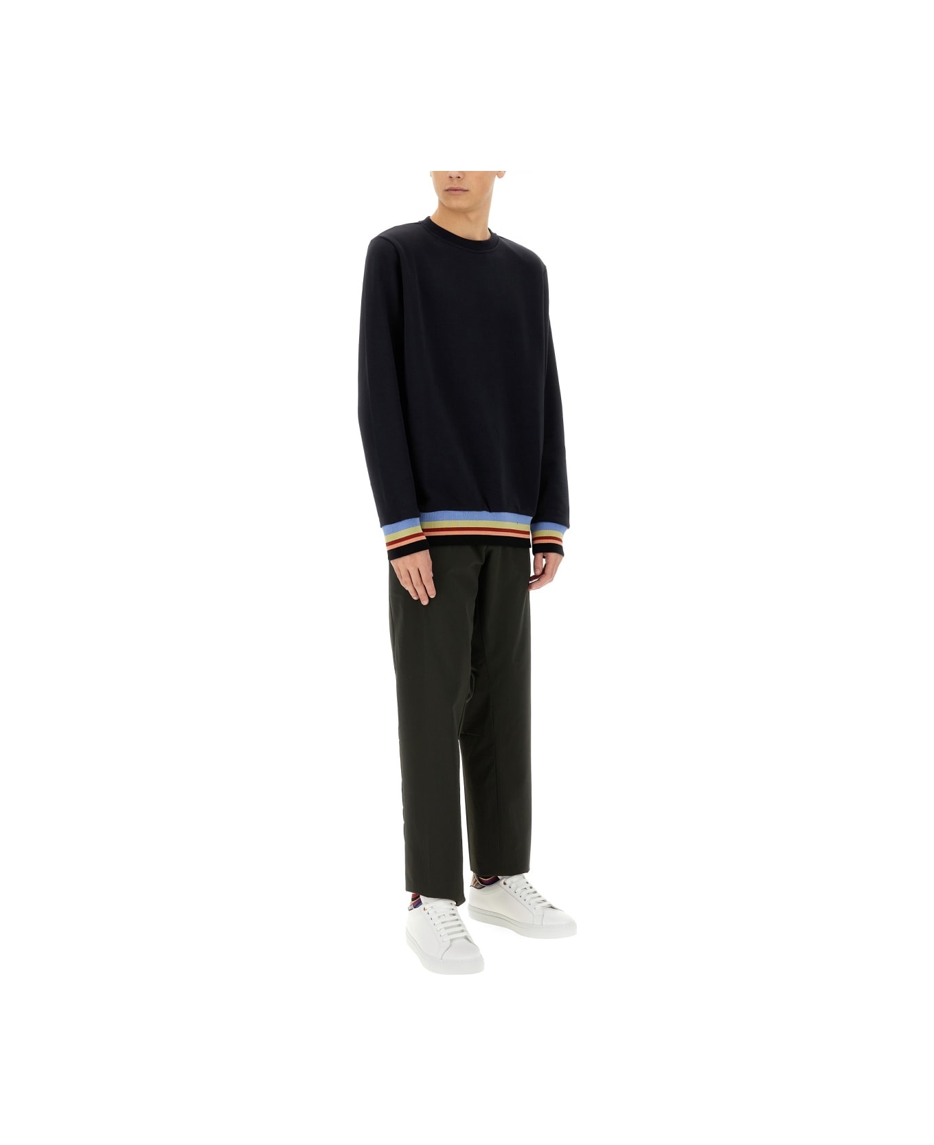 Paul Smith Signature Stripe Sweatshirt - BLUE
