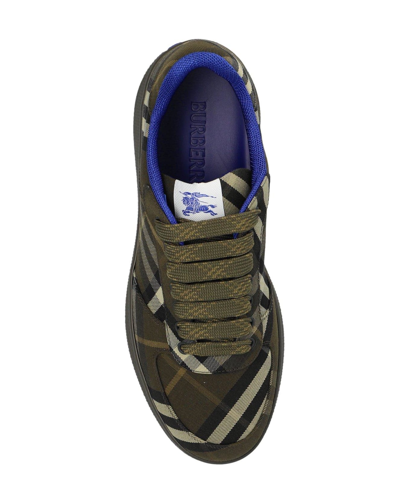 Burberry Checked Terrace Lace-up Sneakers - Heath Ip Check