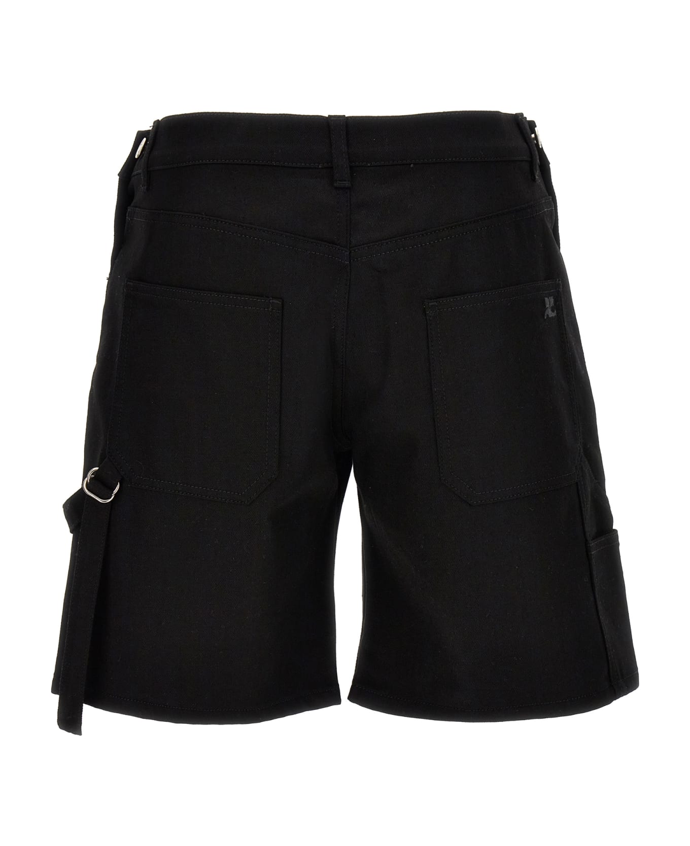 Courrèges 'sailor Back' Bermuda Shorts - Black  