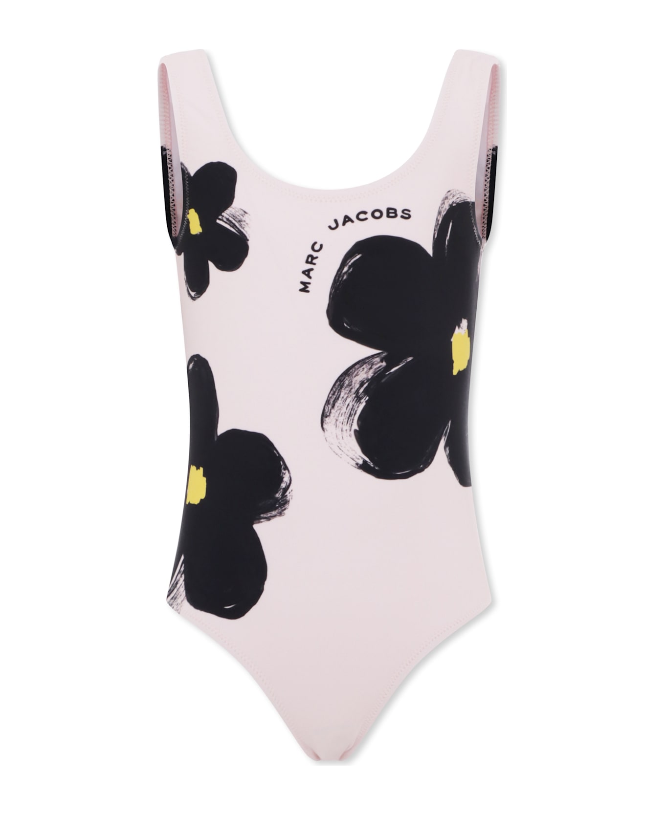 Marc Jacobs Pink Swimsuit For Girl With Flowers - Pink