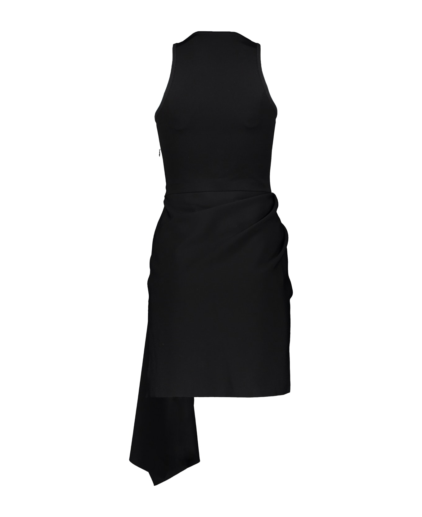 Celine Draped Dress - black