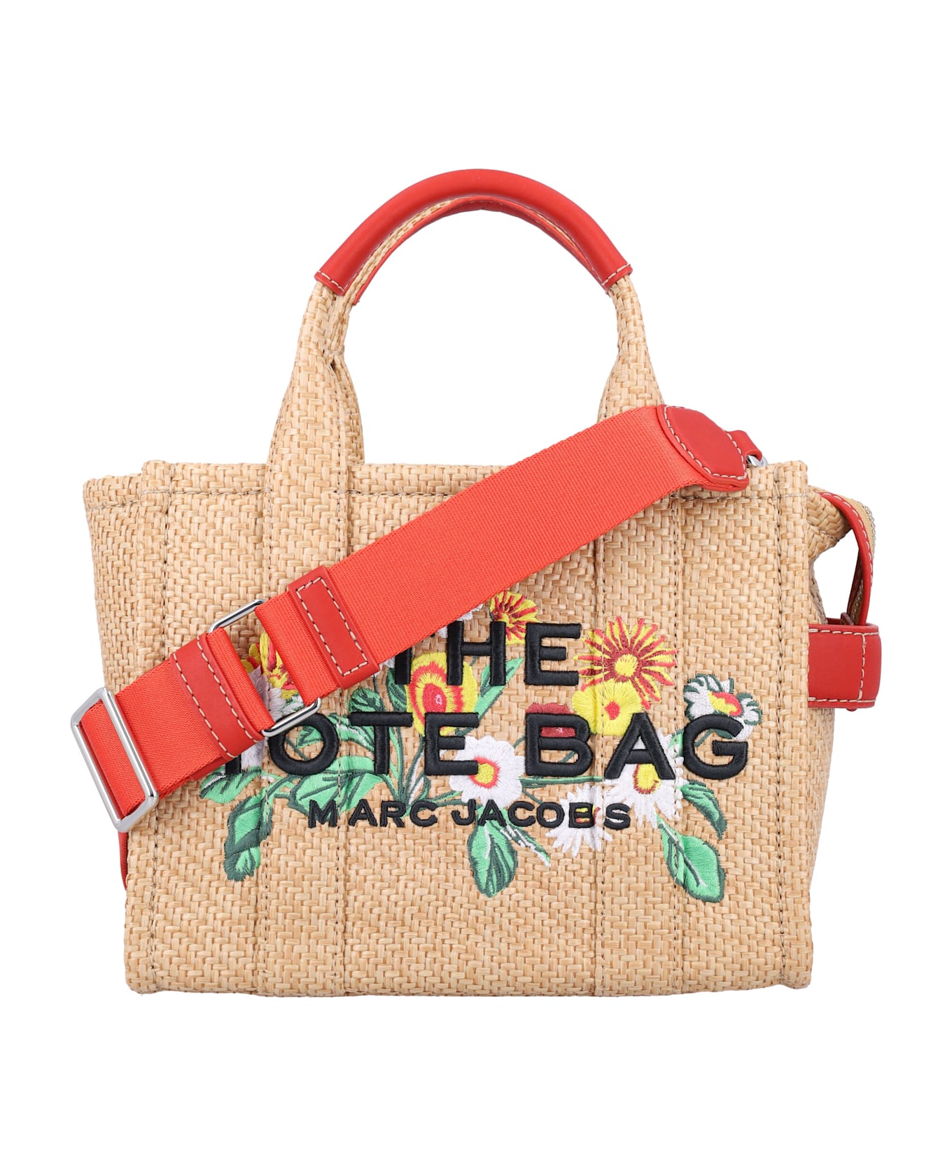 Marc Jacobs The Daisy Woven Small Tote Bag - NATURAL