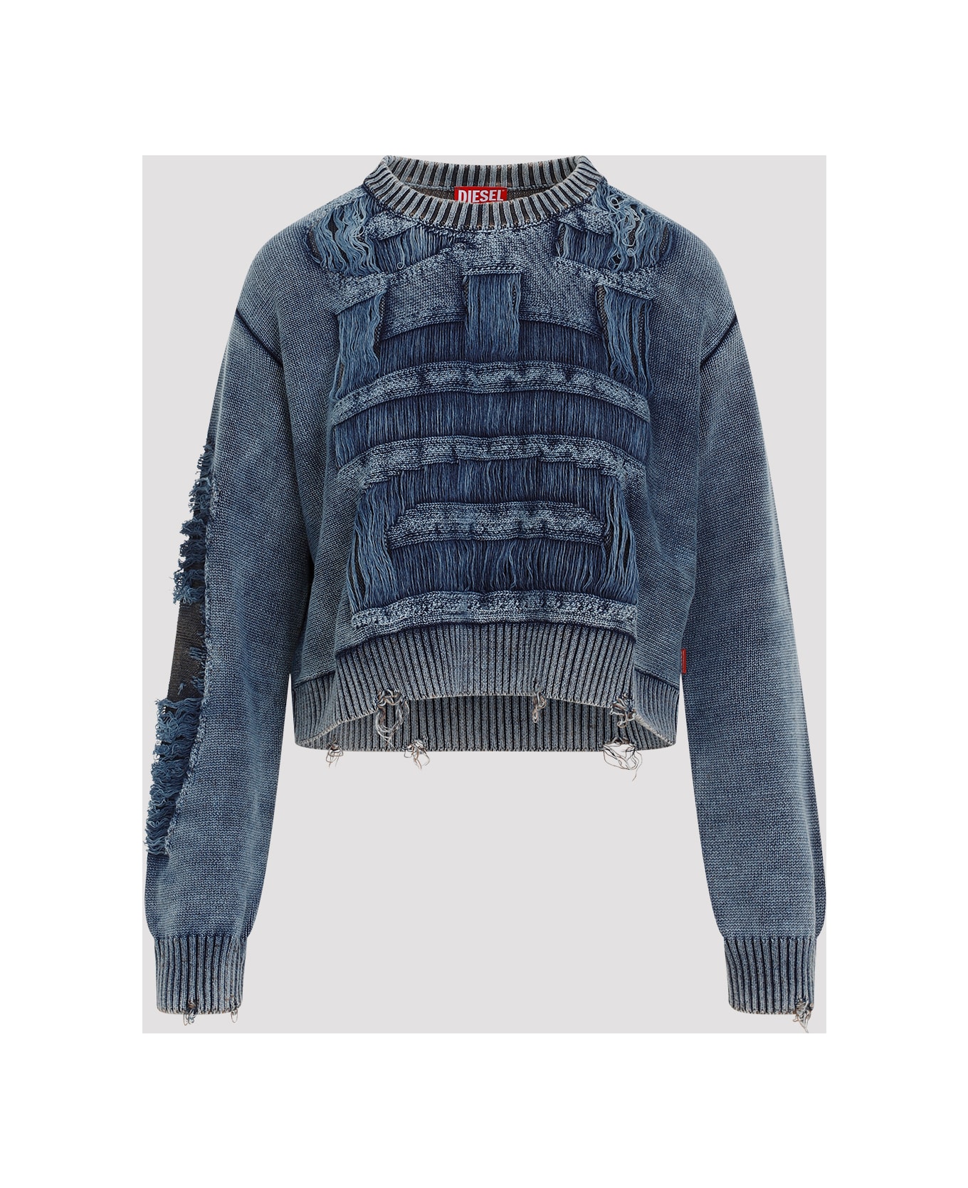 Diesel M-rotta Sweater - At Peacoat Blue