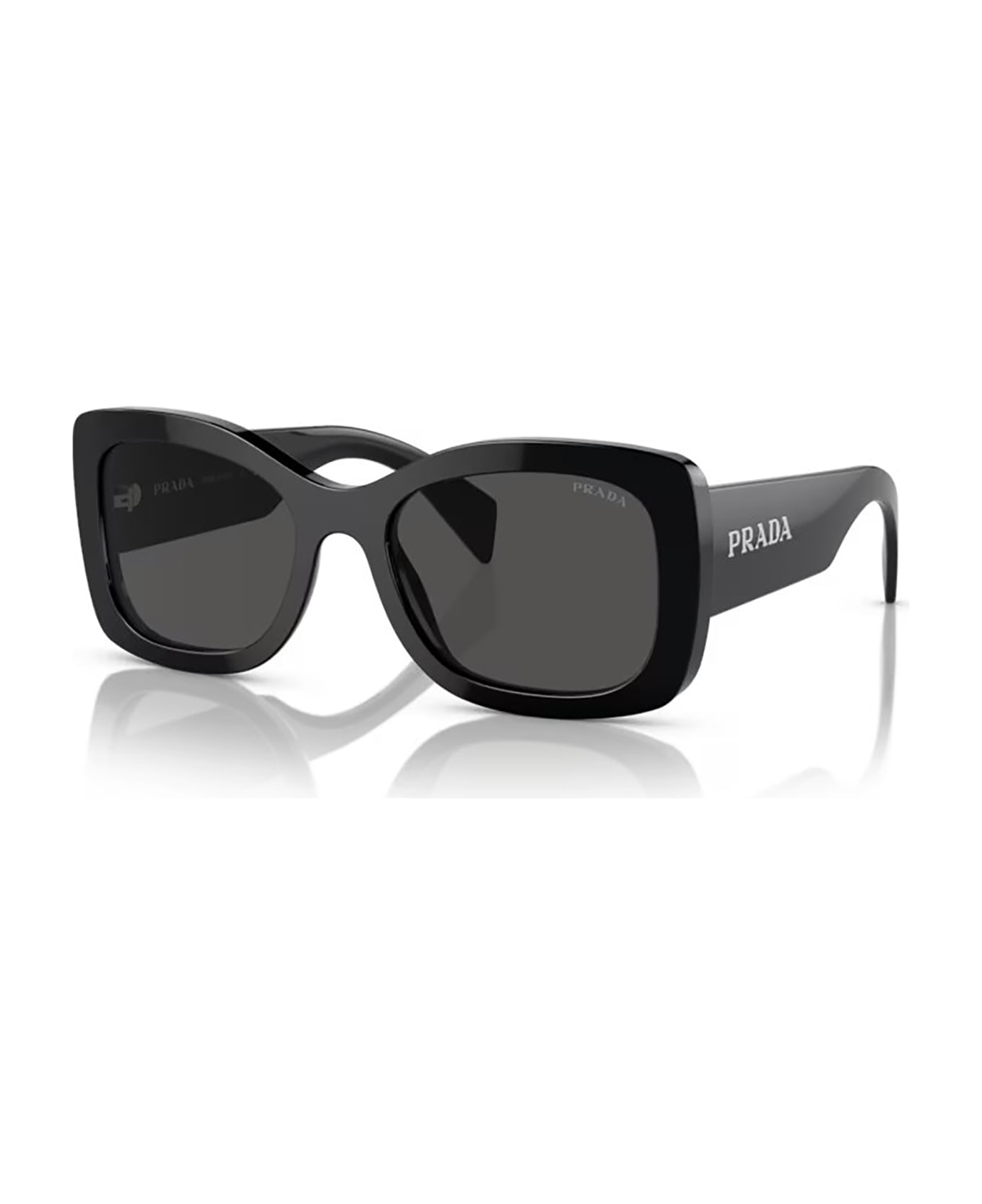 Prada Eyewear Pr A08s Black Sunglasses - Black