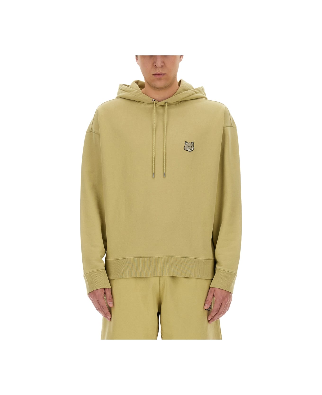 Maison Kitsuné Oversized Hoodie - BEIGE