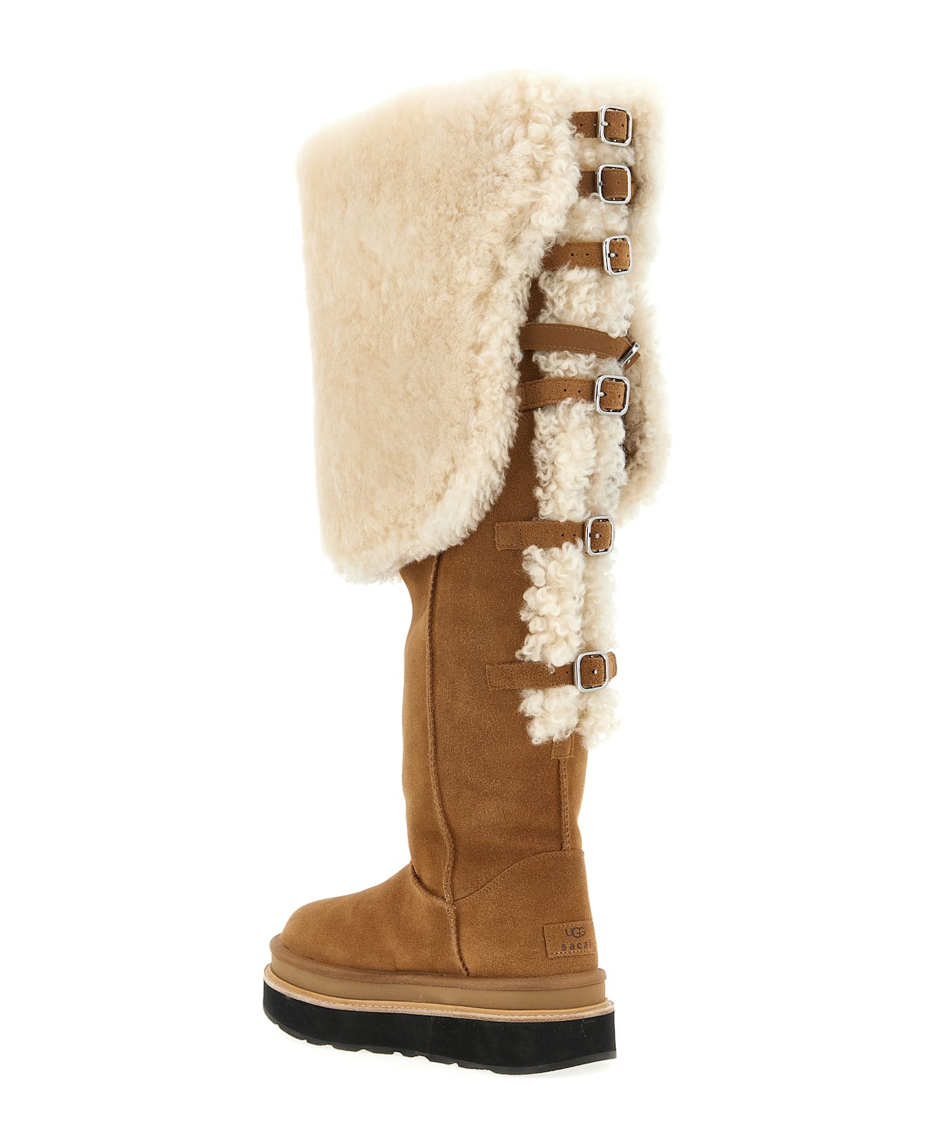 UGG 
thigh High
 Ugg X Sacai Boots - Beige