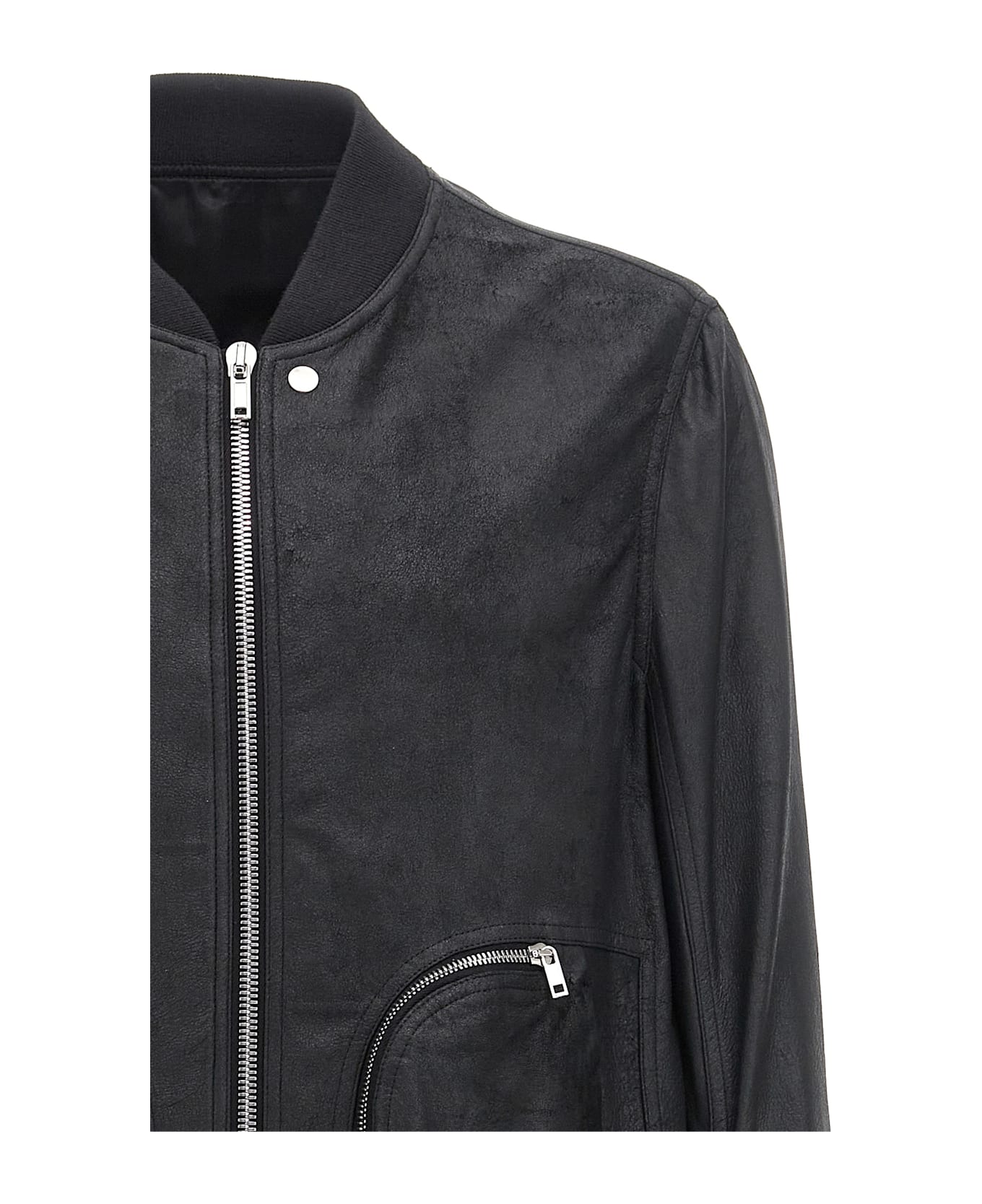 Rick Owens 
bauhaus Flight
 Bomber Jacket - Black