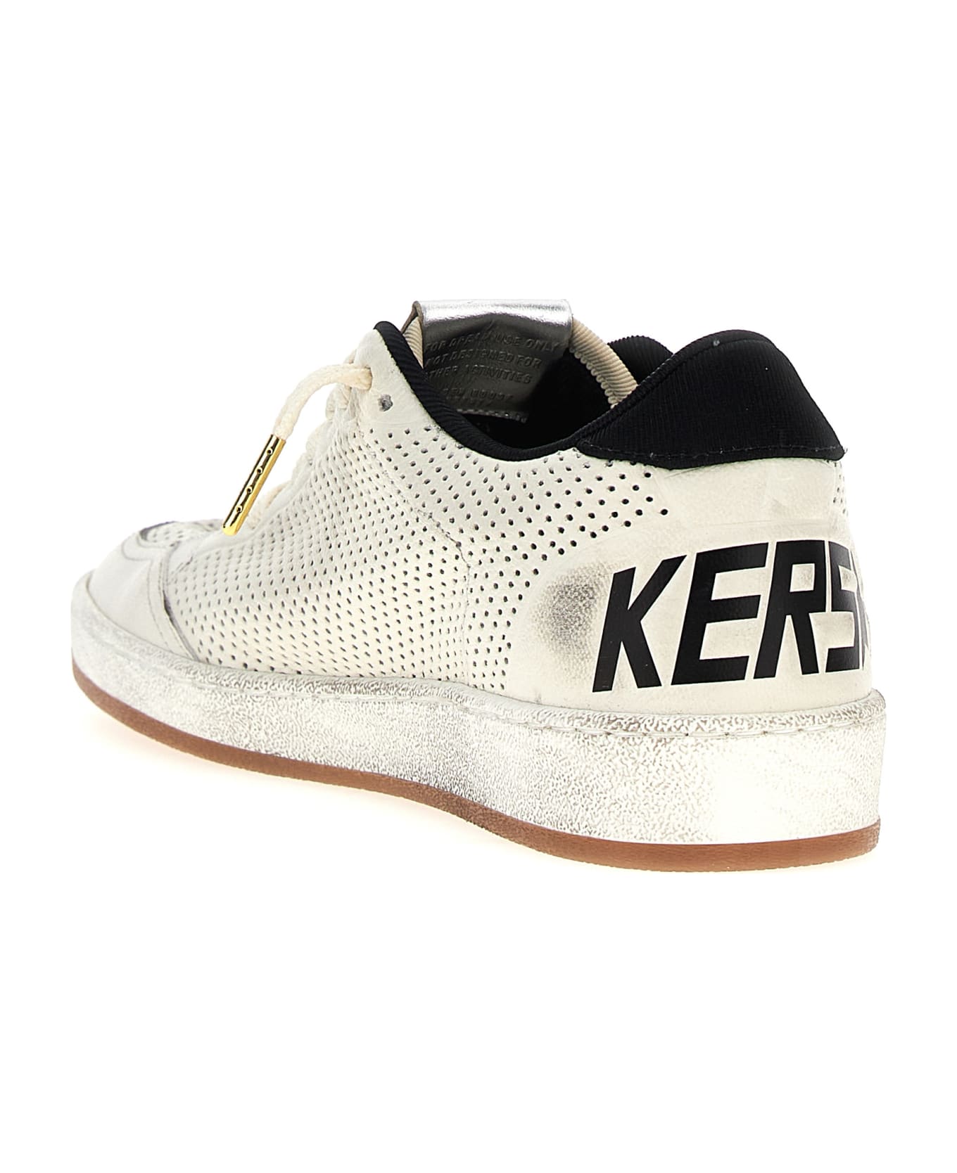 Golden Goose 'ball Star' Sneakers - White/Black