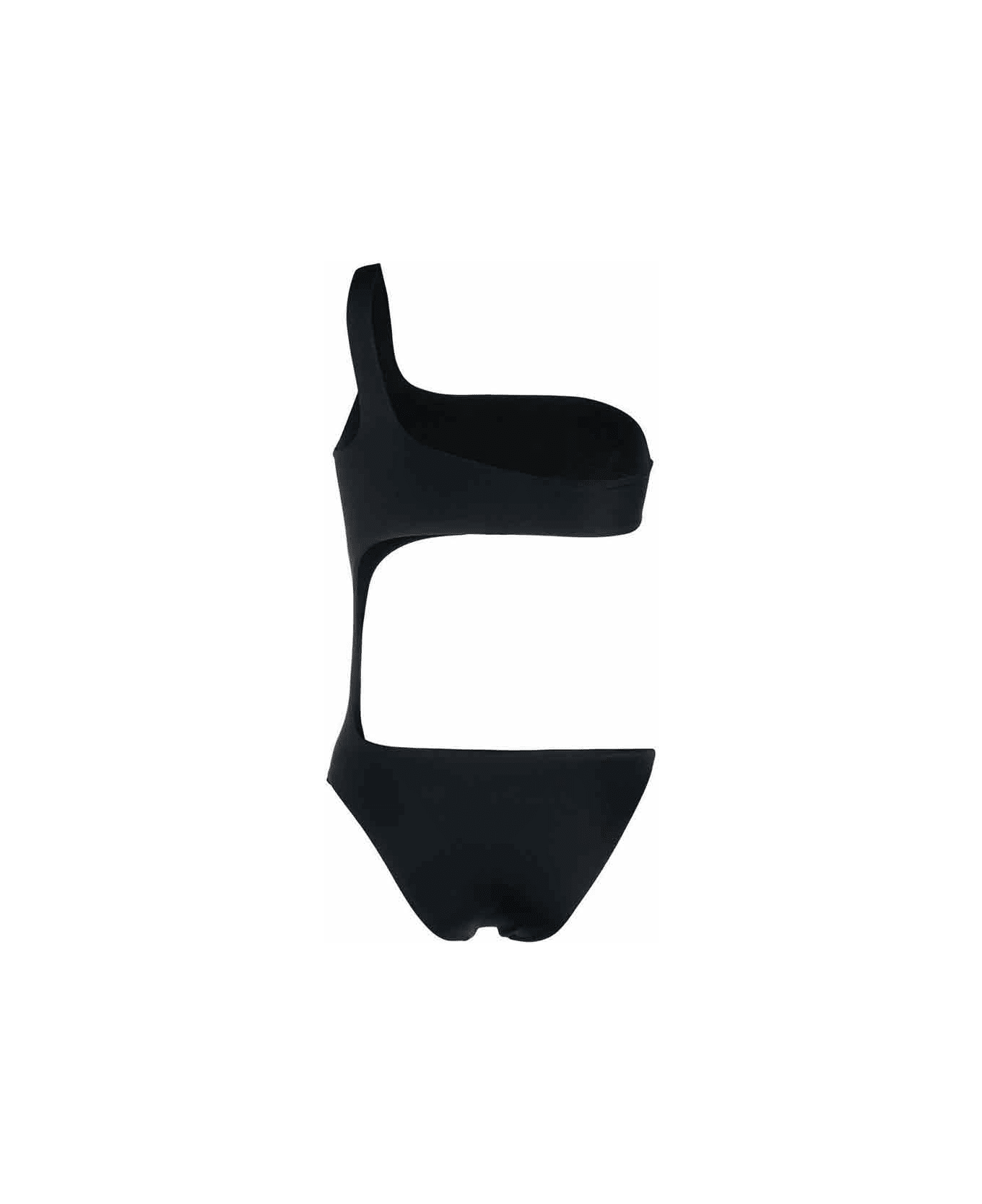Versace Cut-out One Piece Swimsuit - Black