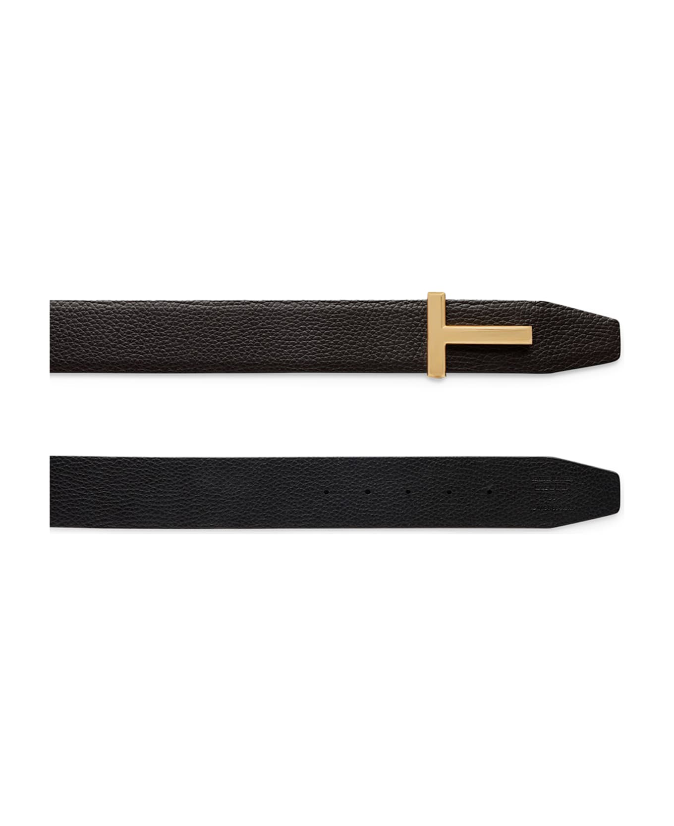 Tom Ford Ridge T Leather Belt - Brown