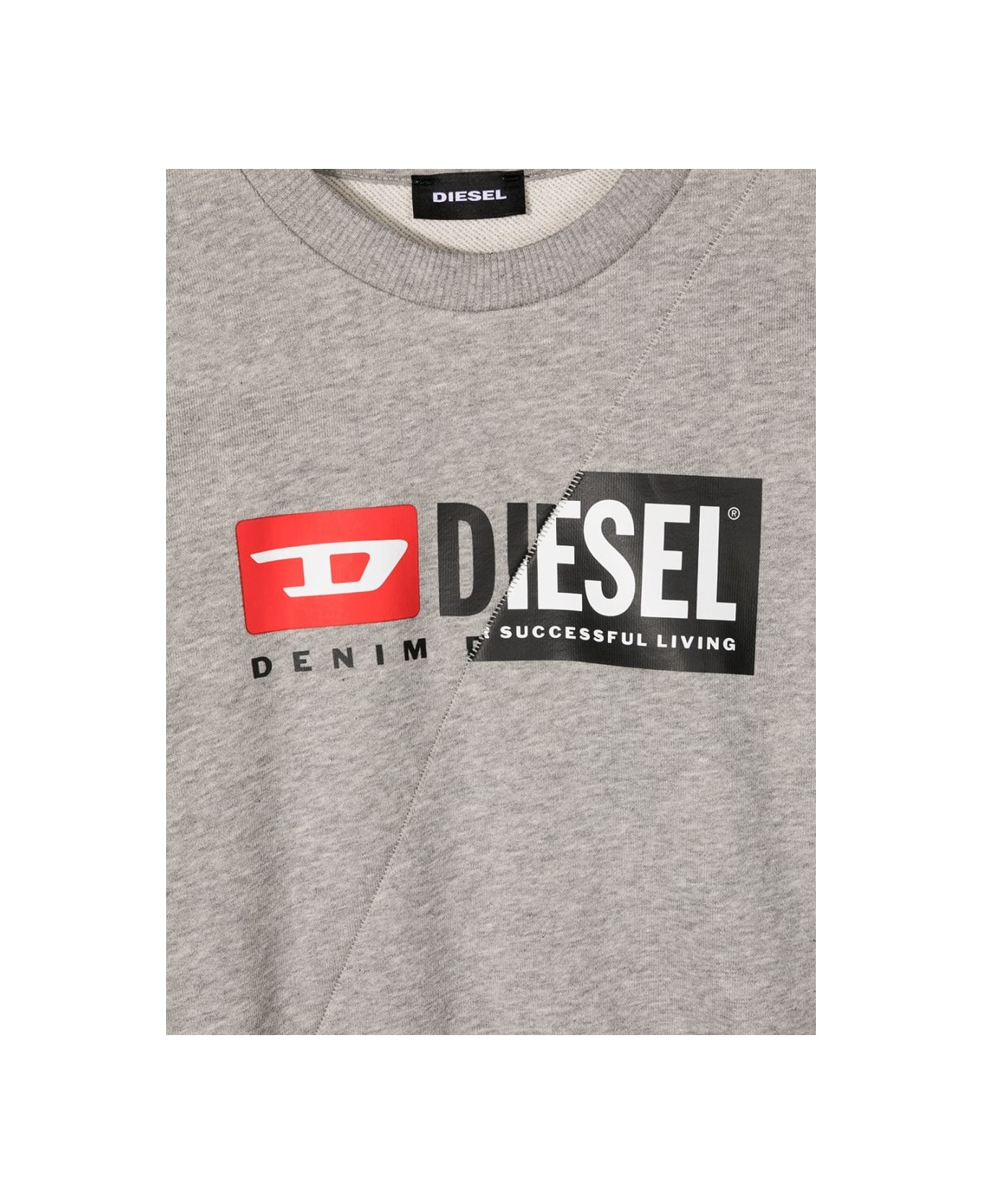 Diesel Cuty Over Felpa - GREY