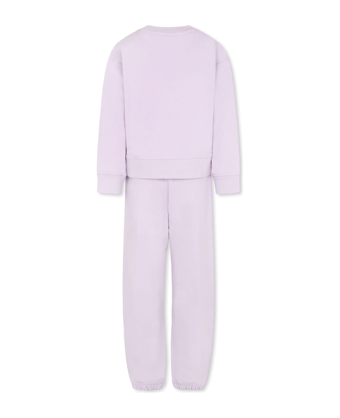 Stella McCartney Kids Lilac Suit For Girl With Shells - Lilac