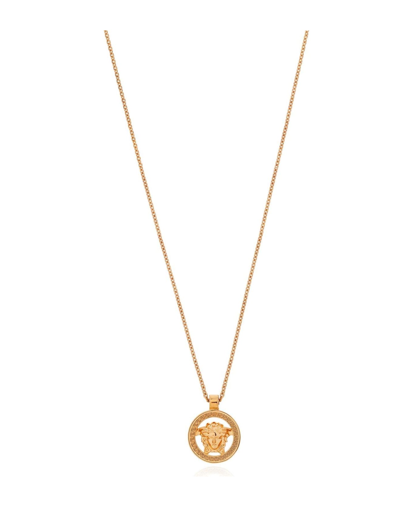 Versace Pearl-embellished Necklace - VERSACE GOLD (Gold)