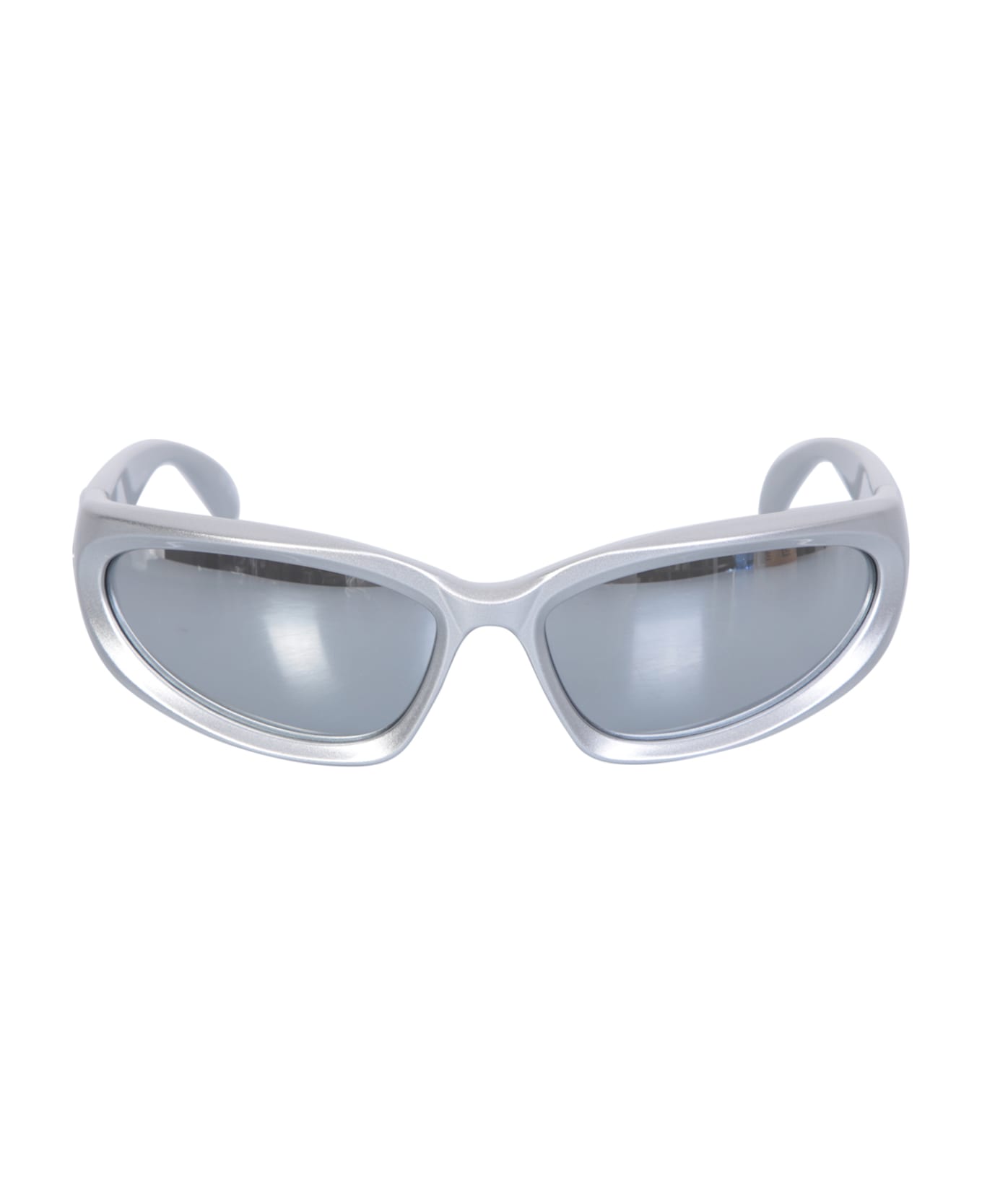 Balenciaga Eyewear Swift Oval Sunglasses - Metallic