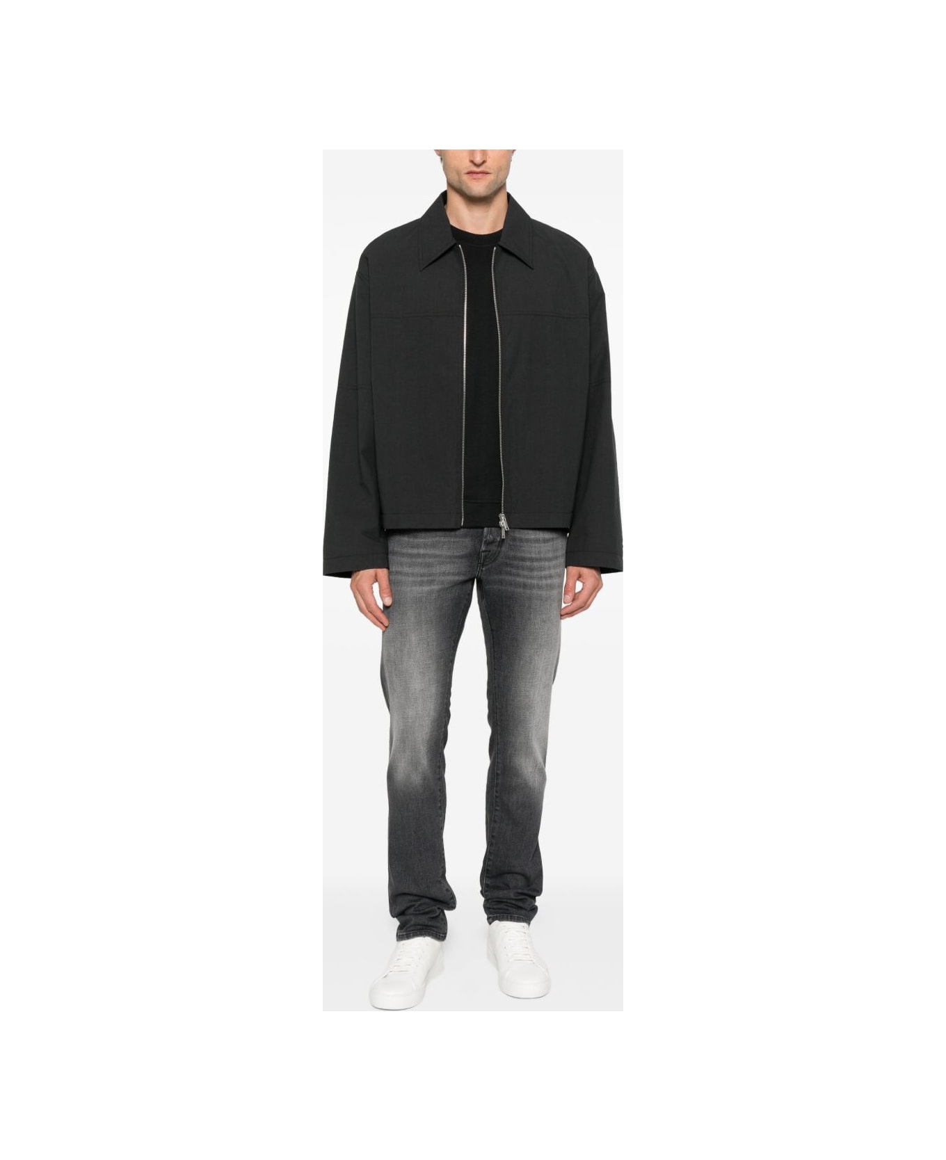 Paolo Pecora Black Modal Knit T-shirt - Black