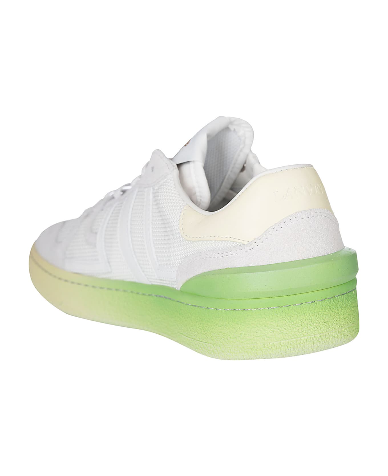 Lanvin Clay Low Top Sneakers - White/Yellow スニーカー