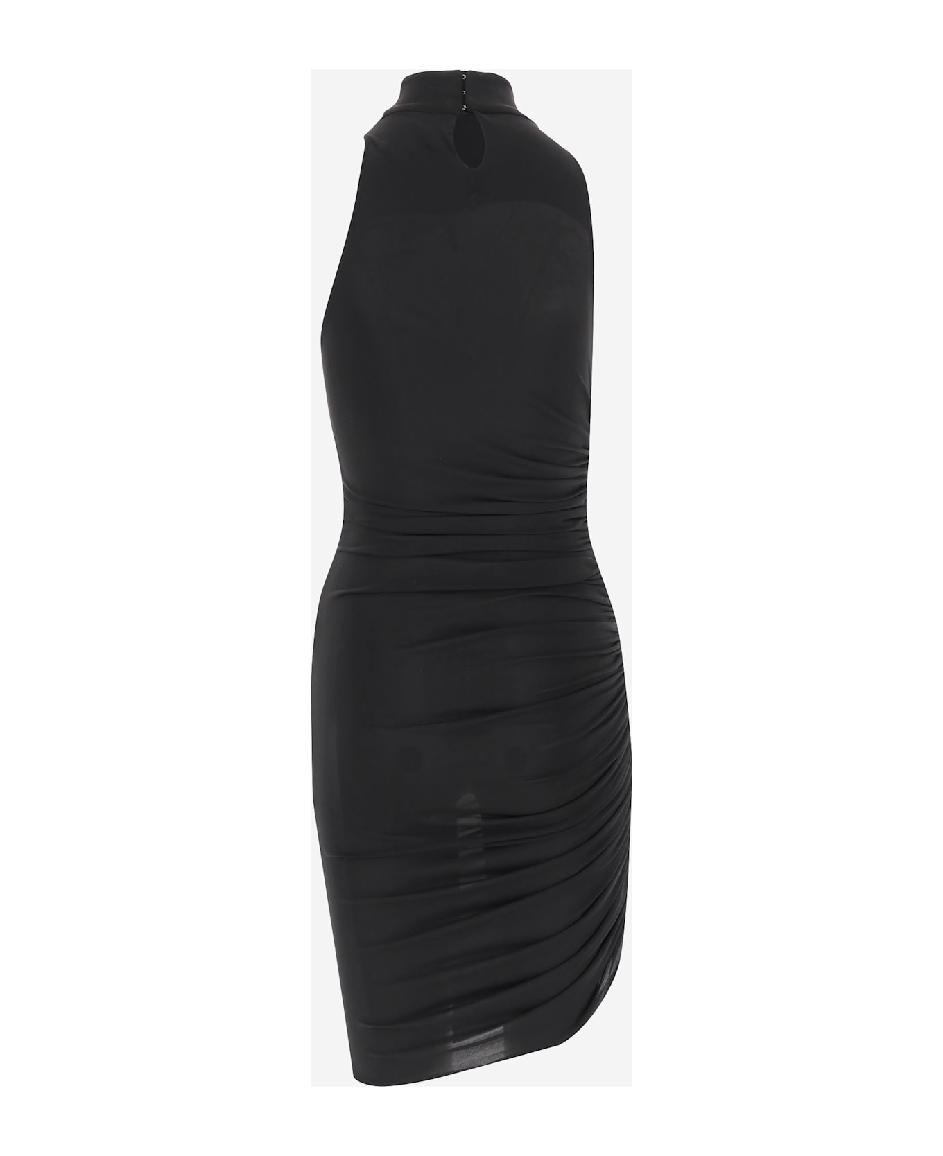 Jacquemus Square Short Dress - Black