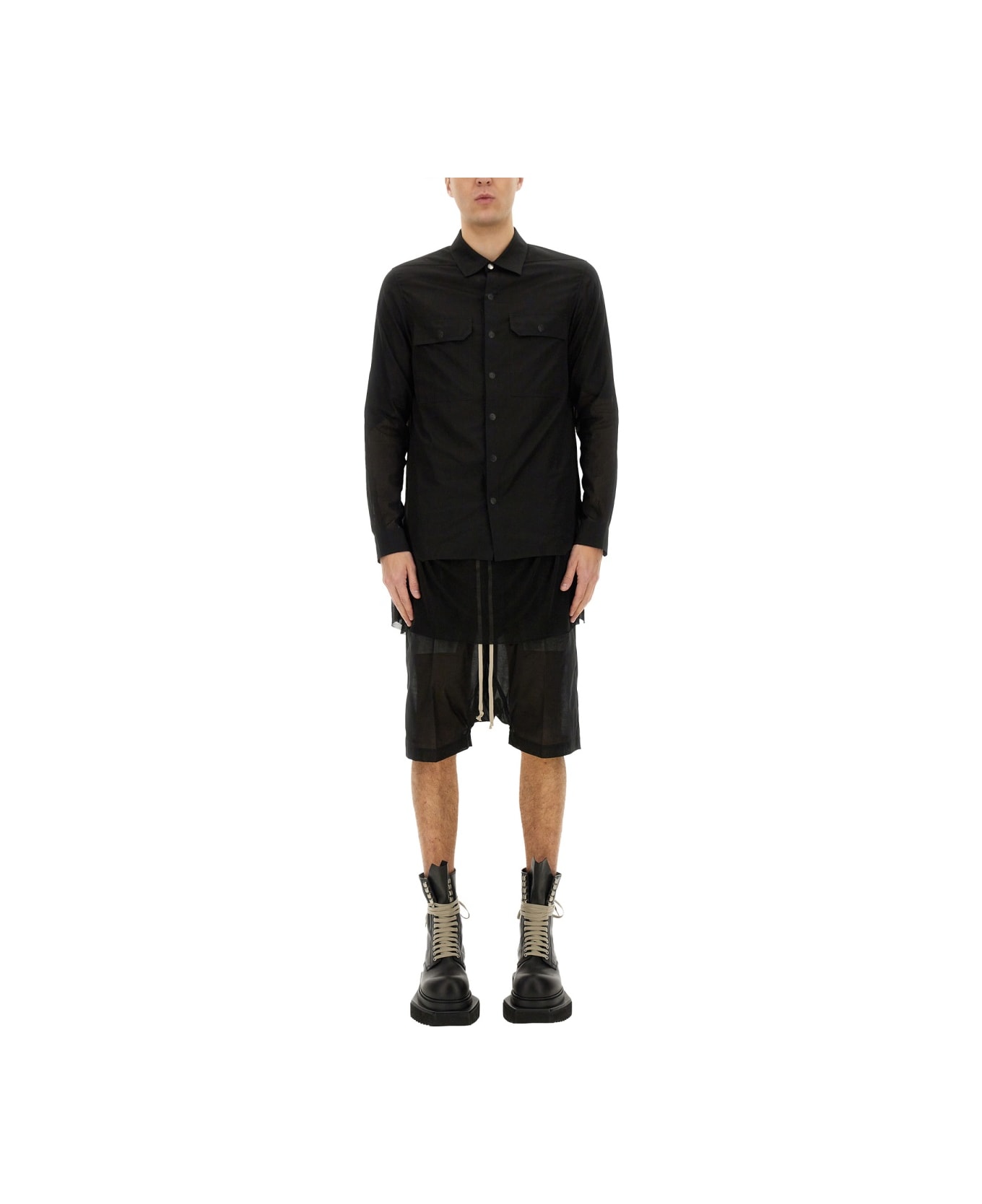 Rick Owens Short 
rick
s Pods
 - BLACK