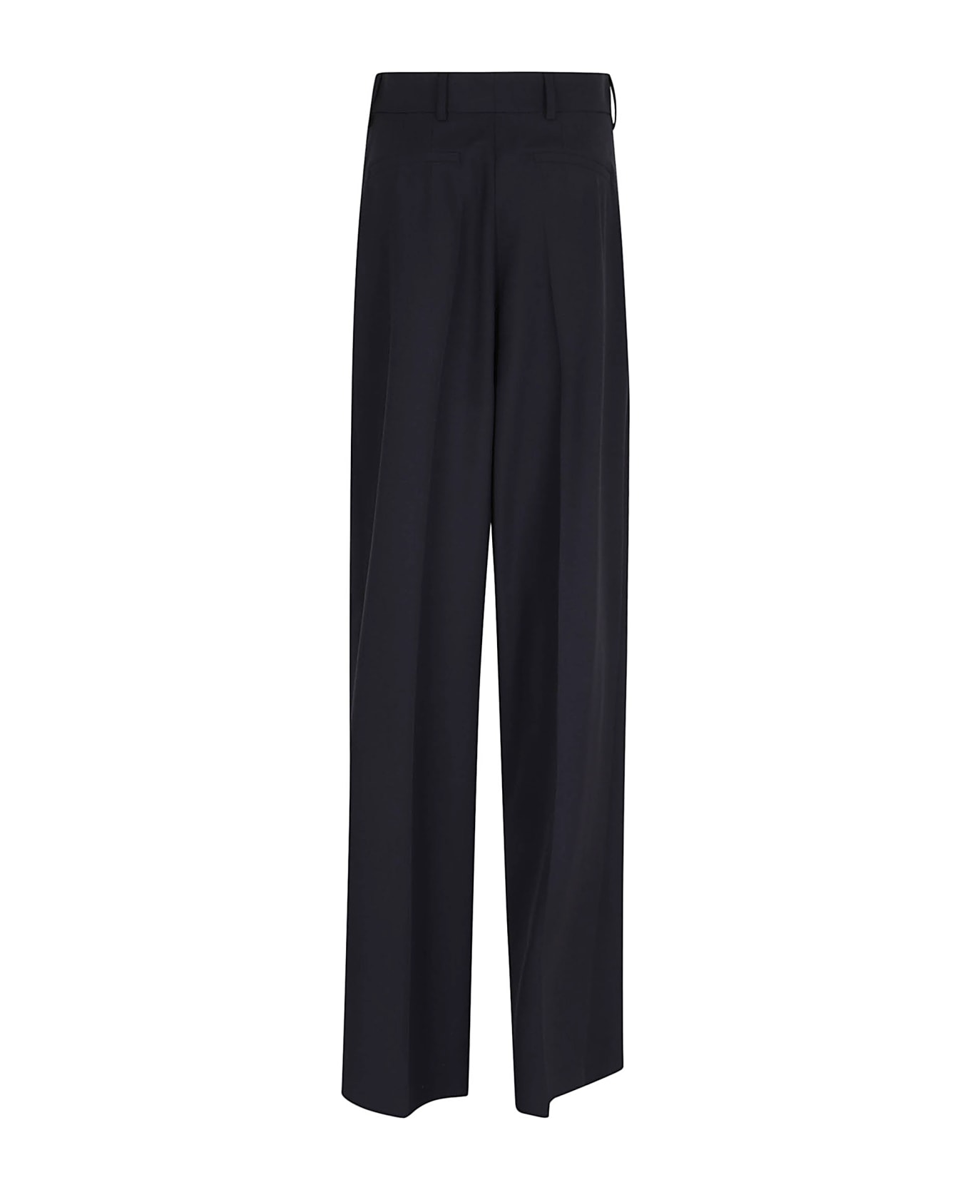 Valentino Garavani Dry Tailoring Wool Pants - Navy