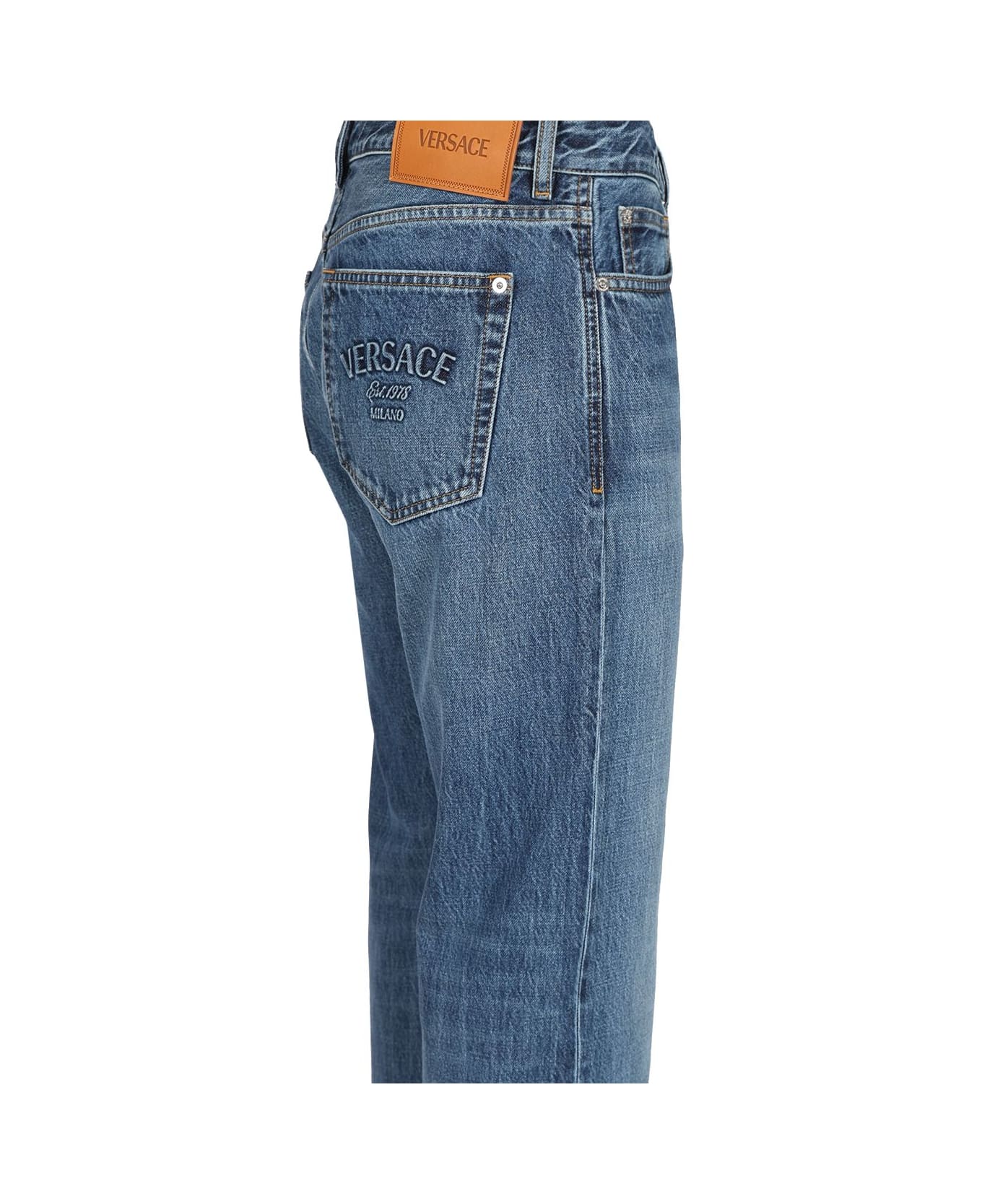 Versace Stone Washed Jeans | italist
