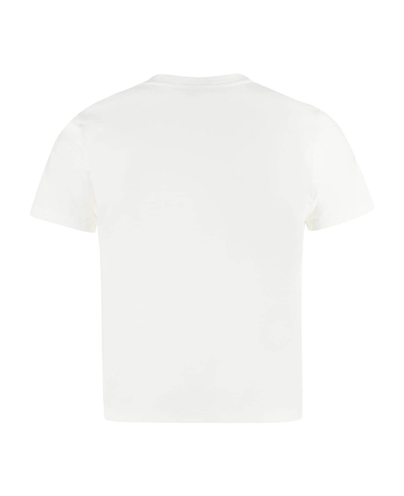MCM Logo Cotton T-shirt - Ivory シャツ