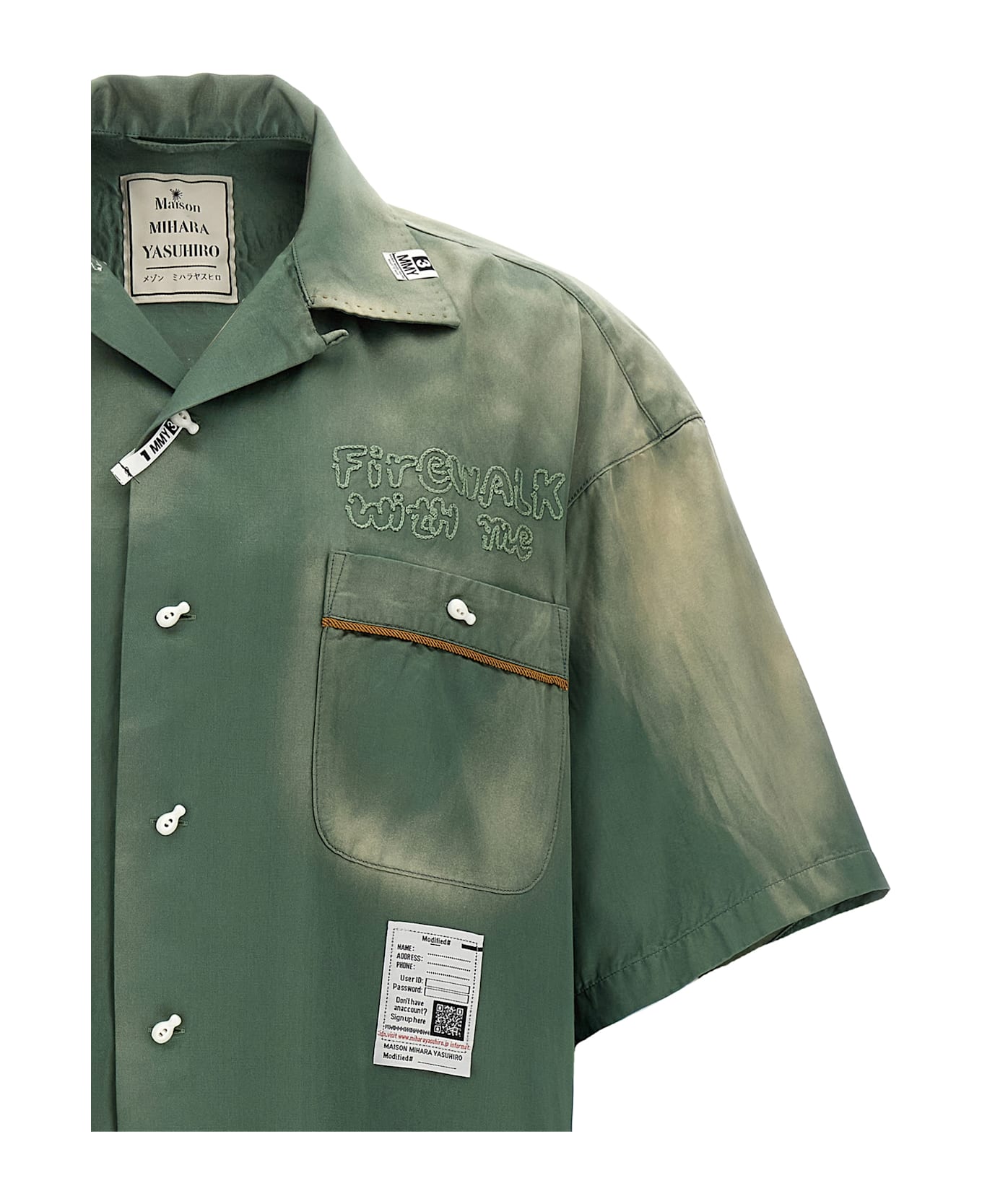 Mihara Yasuhiro 
bowling
 Shirt - Green
