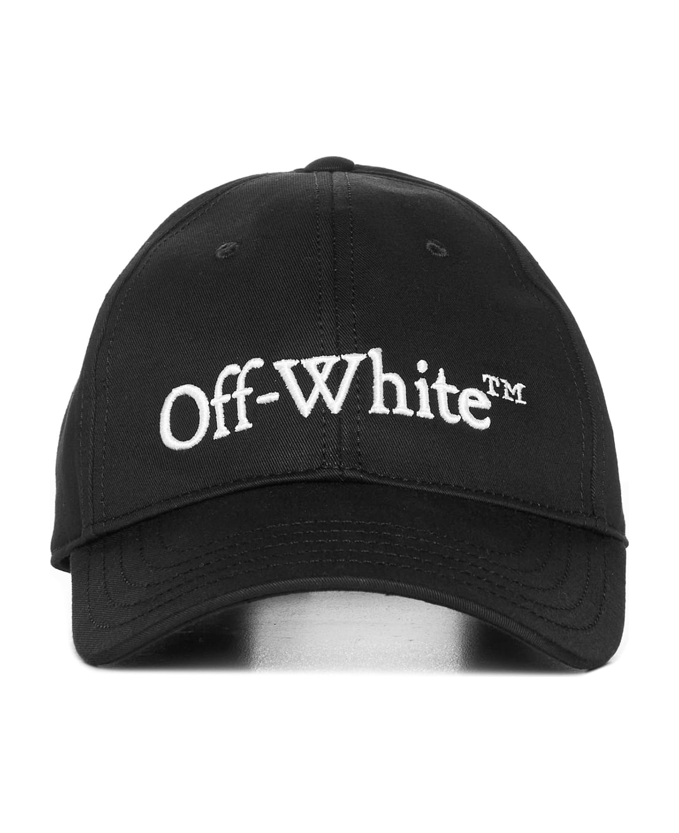 Off-White Logo Baseball Cap - black 帽子