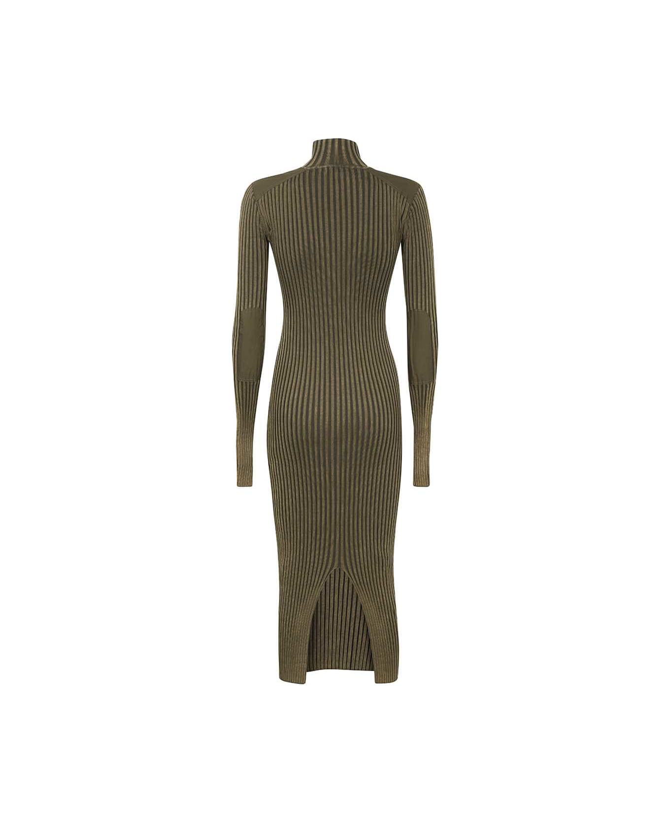 Versace Jeans Couture Knitted Dress - green