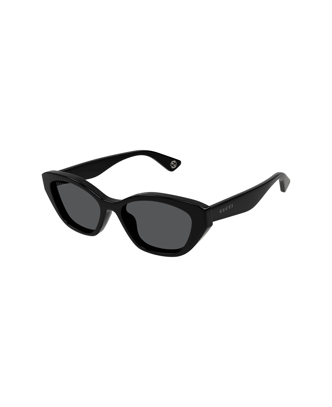 Gucci Eyewear Gg1638s Linea Lettering 001 Black Grey Sunglasses - Nero