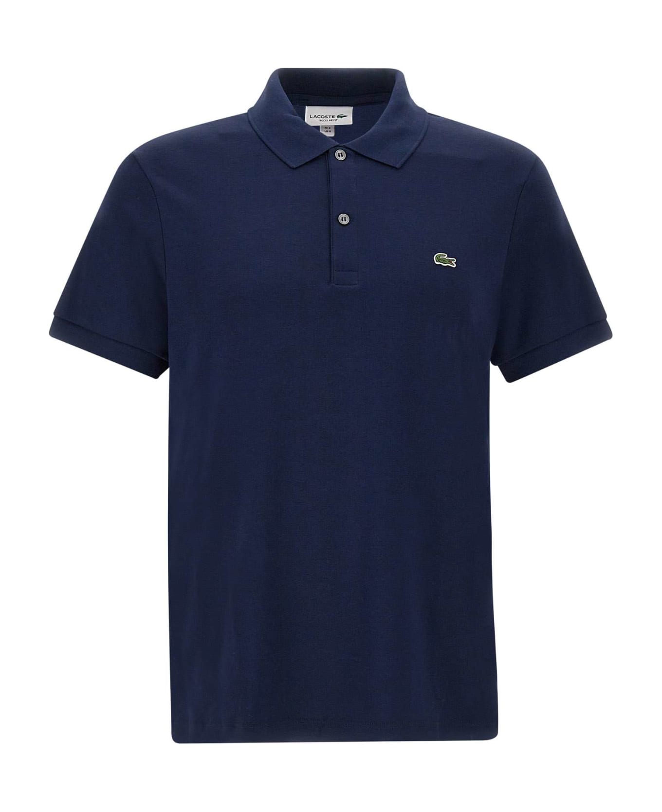 Lacoste Cotton Polo Shirt - Blu