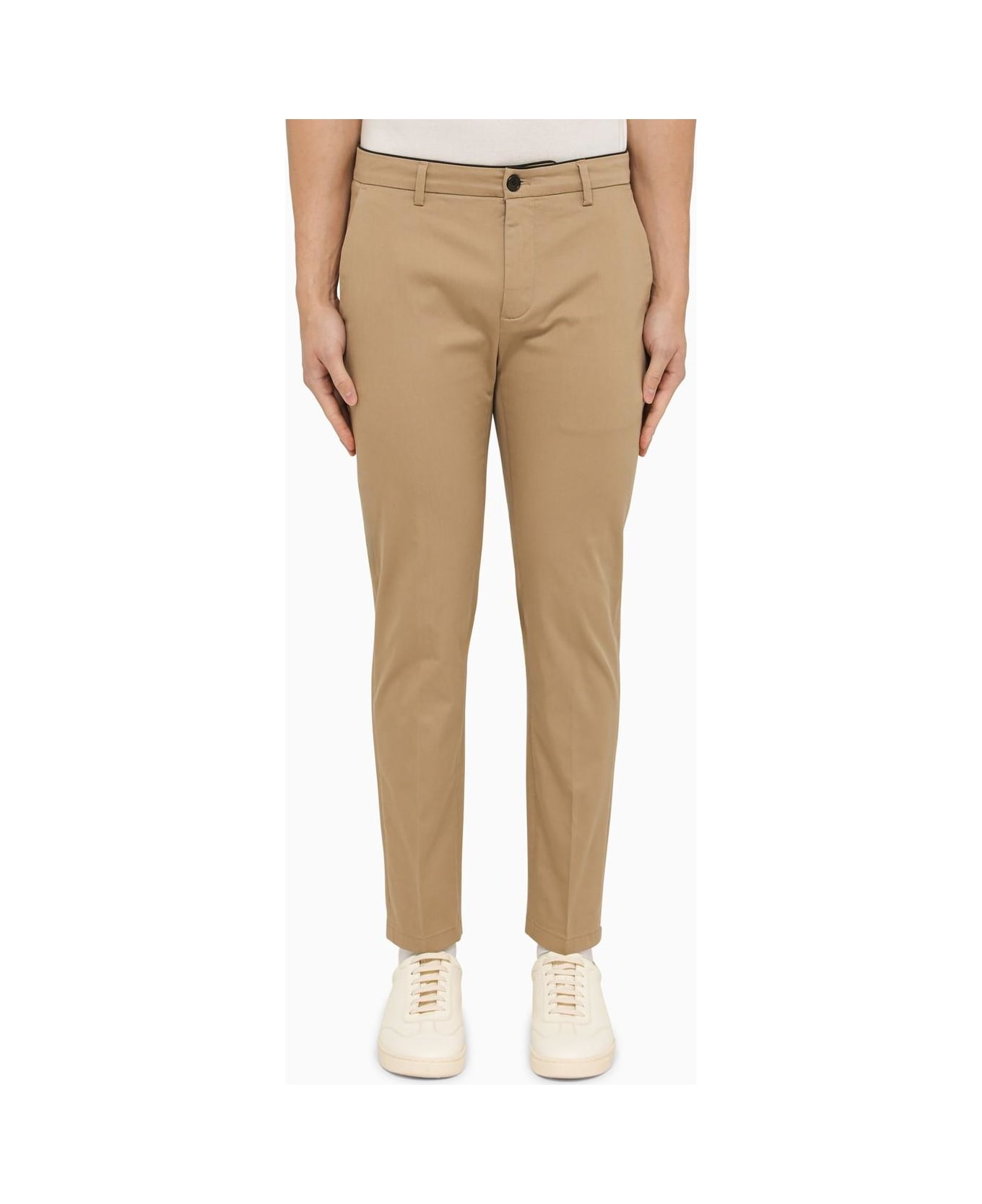 Department Five Regular Beige Cotton Trousers ボトムス