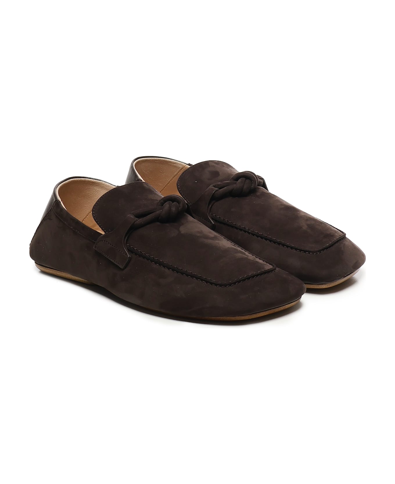 Bottega Veneta Daddy Loafers - DARK BROWN