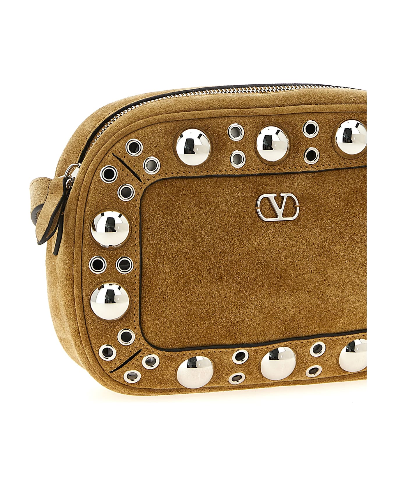 Valentino Garavani 
nellcôte
 Shoulder Bag - Beige